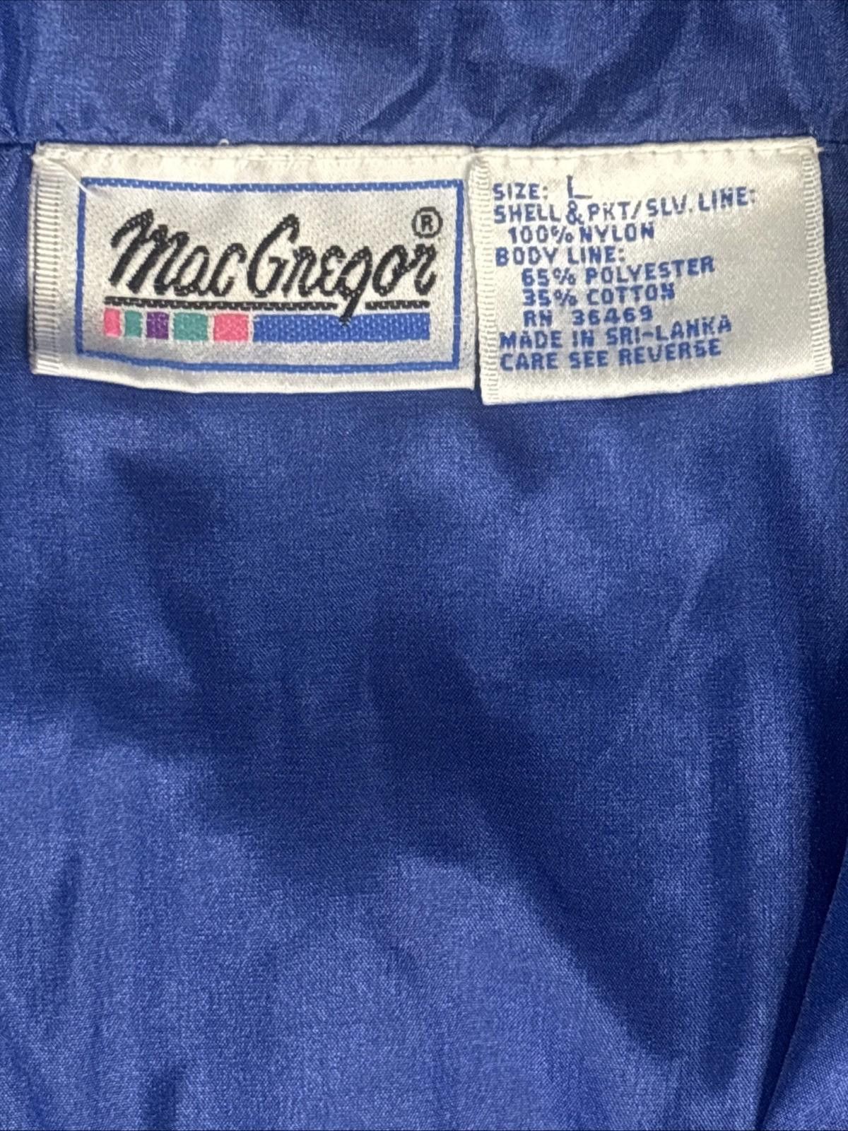MacGregor VTG MacGregor Track Jacket Large Color block 90s Windbreaker Size US L / EU 52-54 / 3 - 3 Thumbnail