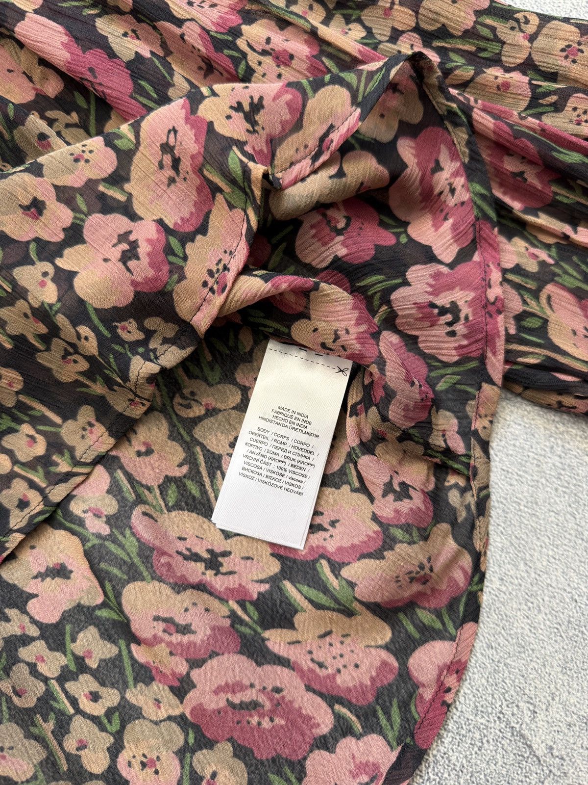 Polo Ralph Lauren Ralph Lauren Flowers Long Sleeve Button Up Shirt Blouse Size L / US 10 / IT 46 - 5 Thumbnail