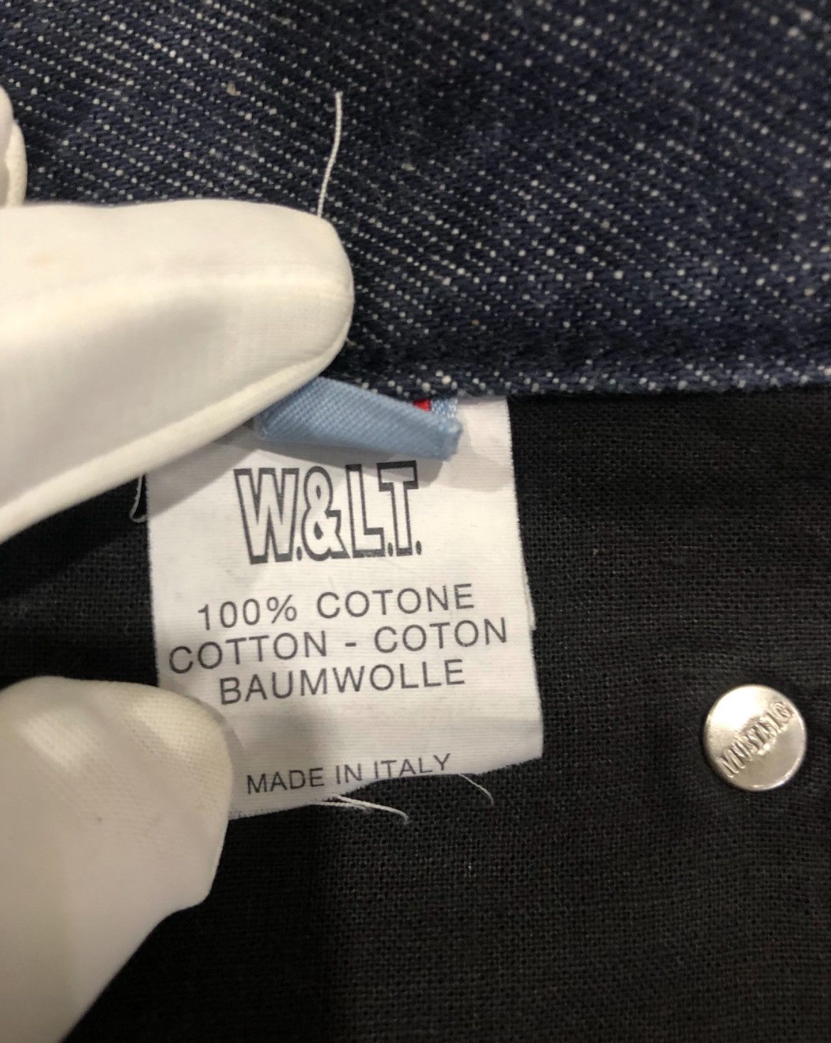 Walter Van Beirendonck ▶️ W&LT /Walter Van Beirendonck Aw97 Studded Jeans Size US 30 / EU 46 - 11 Thumbnail