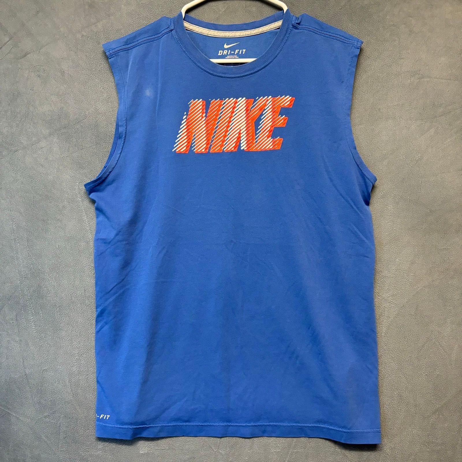 Nike Vintage Nike Tank Mens Medium Spellout Block Letters Muscle Size US M / EU 48-50 / 2 - 1 Thumbnail