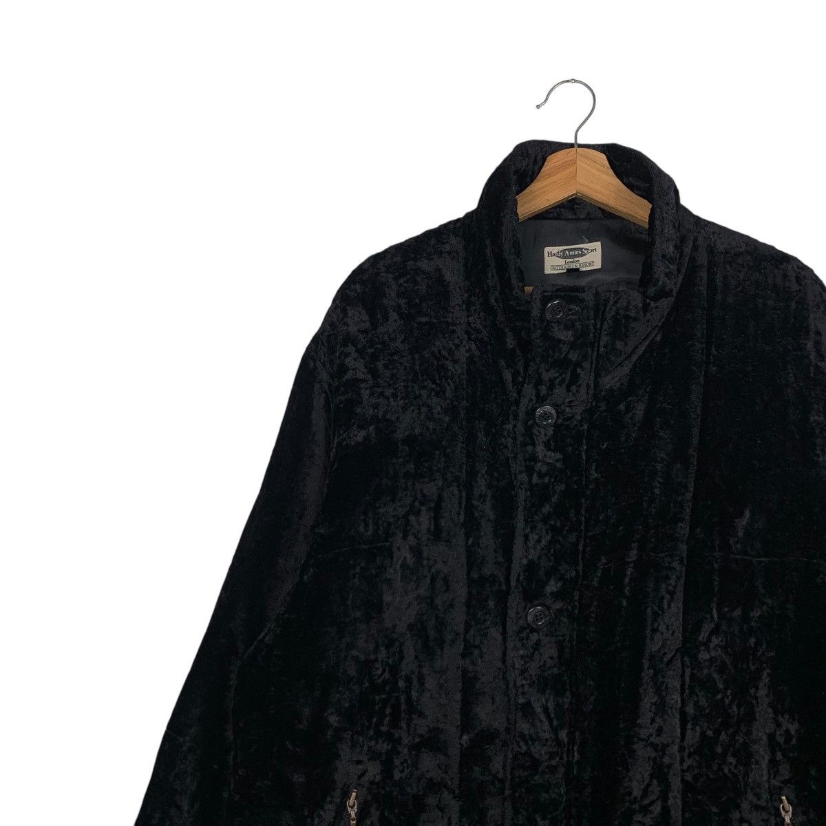Hardy Amies HARDY AMIES LONDON Embroidery Logo Velvet Jacket #1863-C81 Size US L / EU 52-54 / 3 - 6 Thumbnail