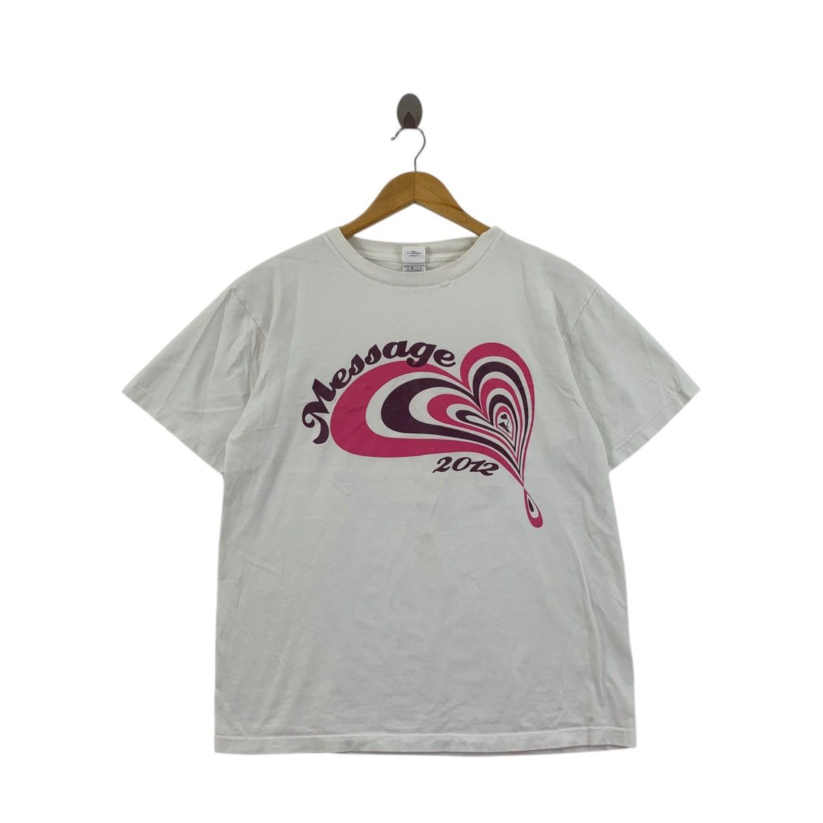 Vintage WE & WE DANCE NAMI Message 2012 Event Tee Shirt Top Size L / US 10 / IT 46 - 1 Thumbnail