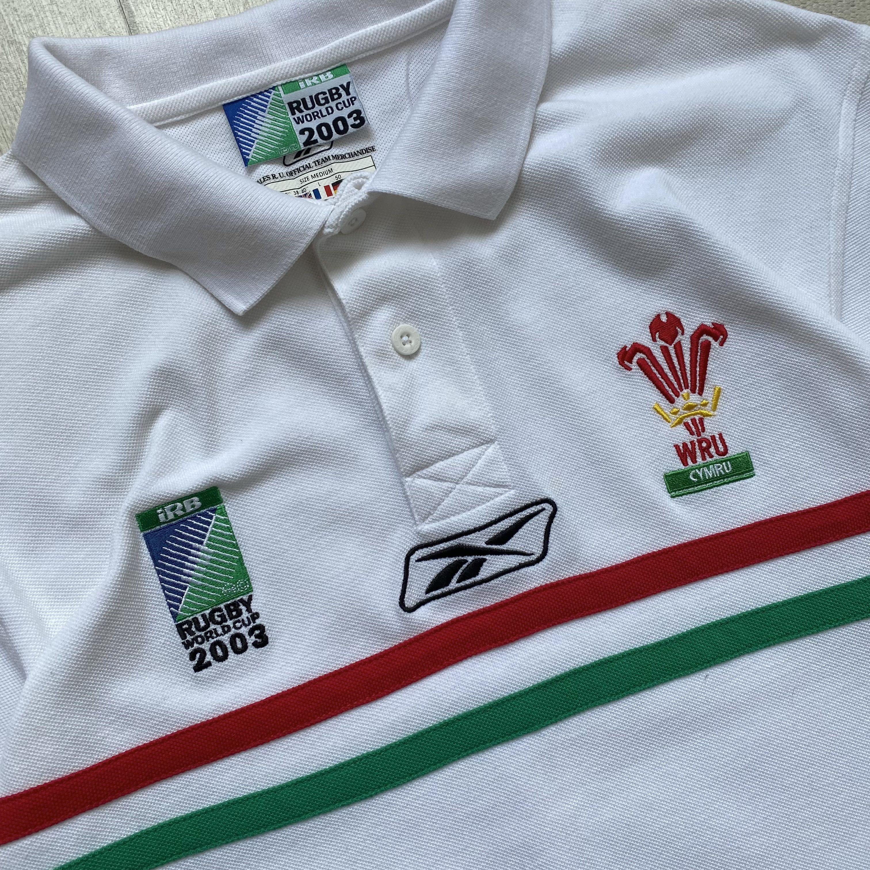 Reebok 🏈 Vintage Reebok Wales England Rugby jersey Polo Blockore Size US M / EU 48-50 / 2 - 5 Thumbnail
