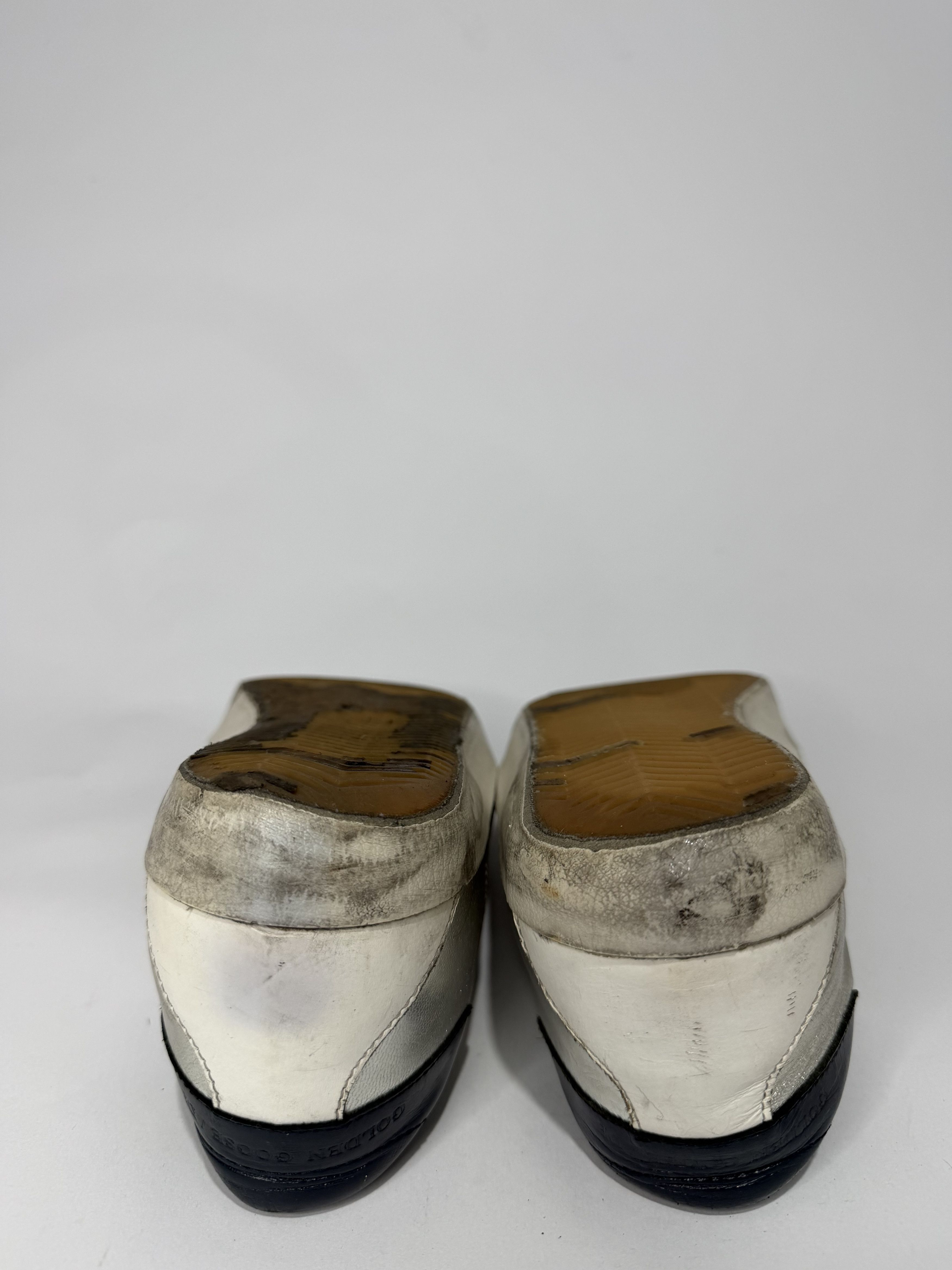 Golden Goose Golden Goose Metallic Silver Leather Superstar Sneakers Size US 7.5 / EU 40-41 - 8 Thumbnail