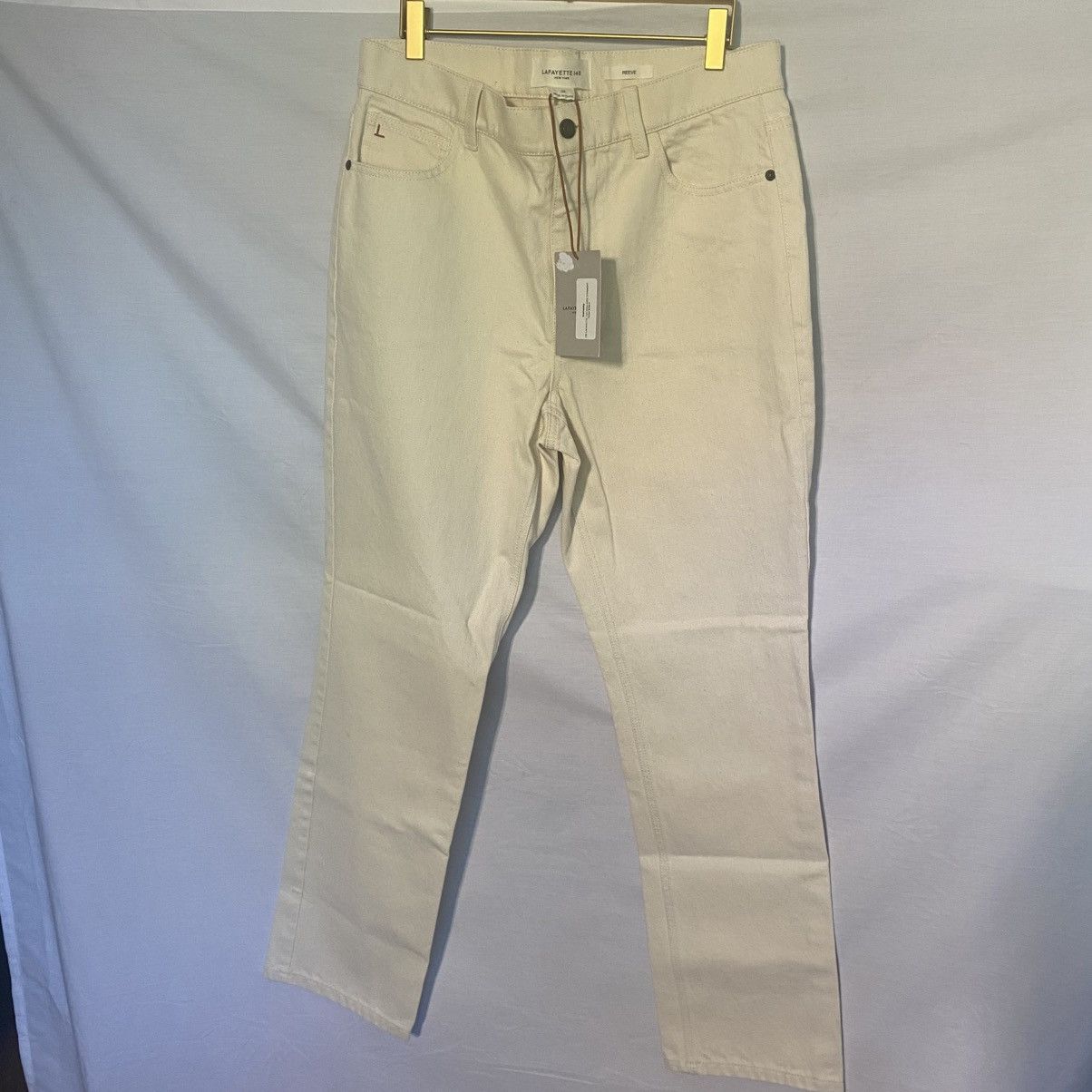 Lafayette 148 LAFAYETTE 148 NEW YORK REEVE WASHED ECU 29 Jeans MSRP $498 Size 29" - 1 Thumbnail