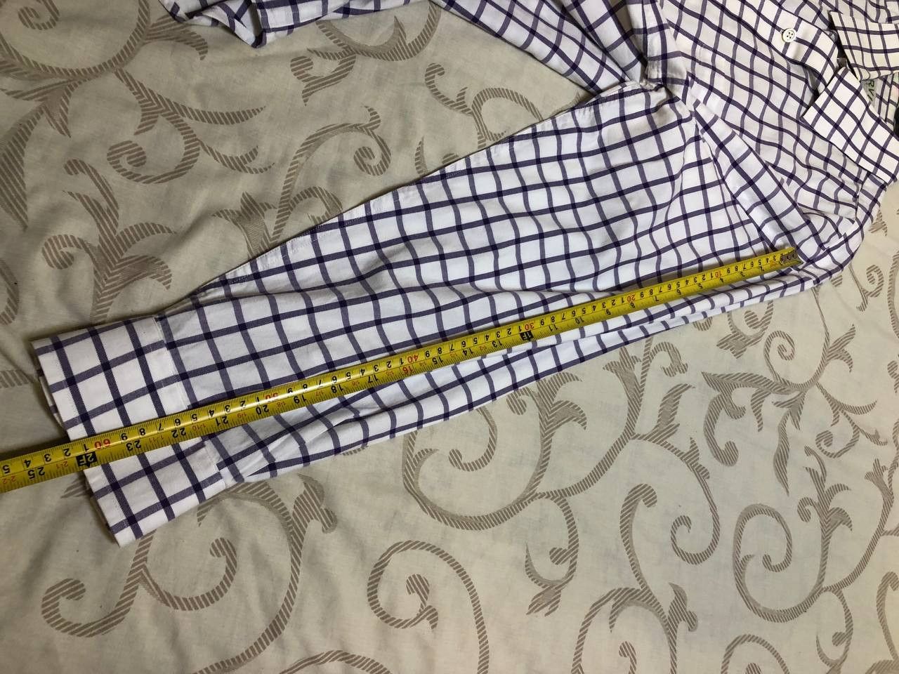 Orvis Orvis Purple Check Button Up Shirt – 100% Cotton Size US L / EU 52-54 / 3 - 7 Thumbnail