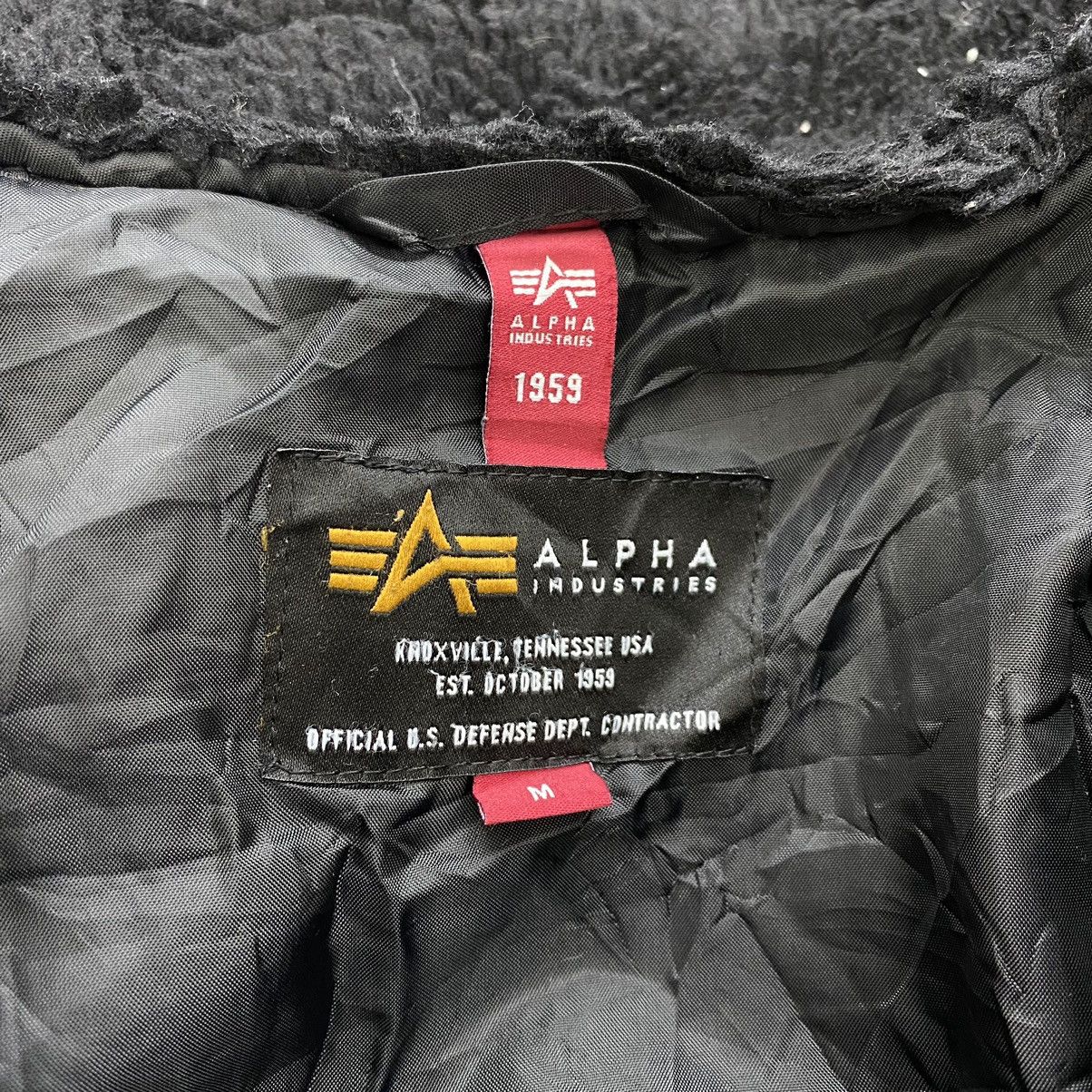 Alpha Industries Vintage ALPHA INDUSTRIES USA Deep Pile Fleece Retro Sherpa Size US M / EU 48-50 / 2 - 3 Thumbnail
