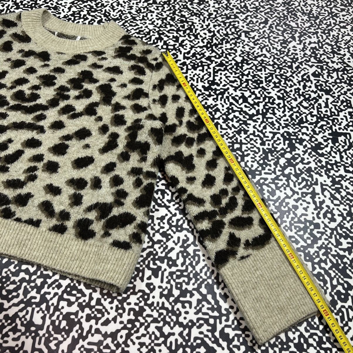 Japanese Brand Vintage Y2K Japanese Leopard Style Boxy Sweater 90s Size M / US 6-8 / IT 42-44 - 15 Thumbnail