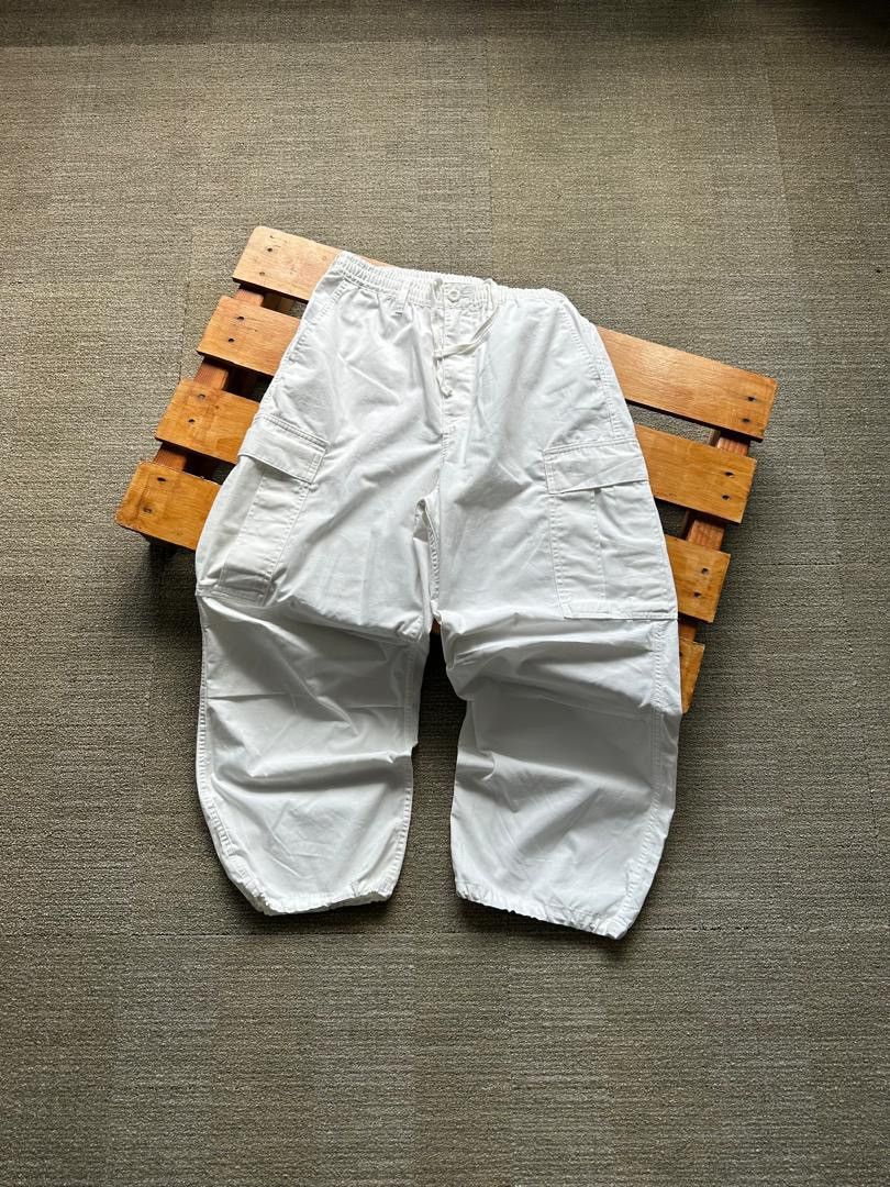 GU × Japanese Brand GU PARACHUTE CARGO BAGGY PANTS Size US 30 / EU 46 - 1 Thumbnail