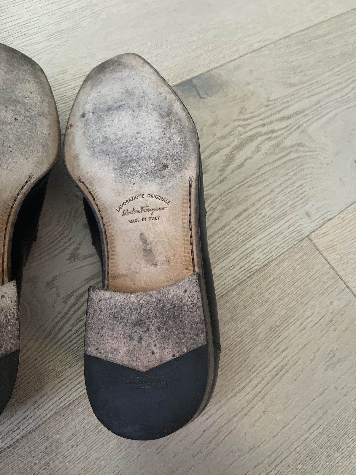 Salvatore Ferragamo RARE SIZE 17 FERRAGAMO PENNY LOAFERS Size US 15 / EU 48 - 7 Thumbnail