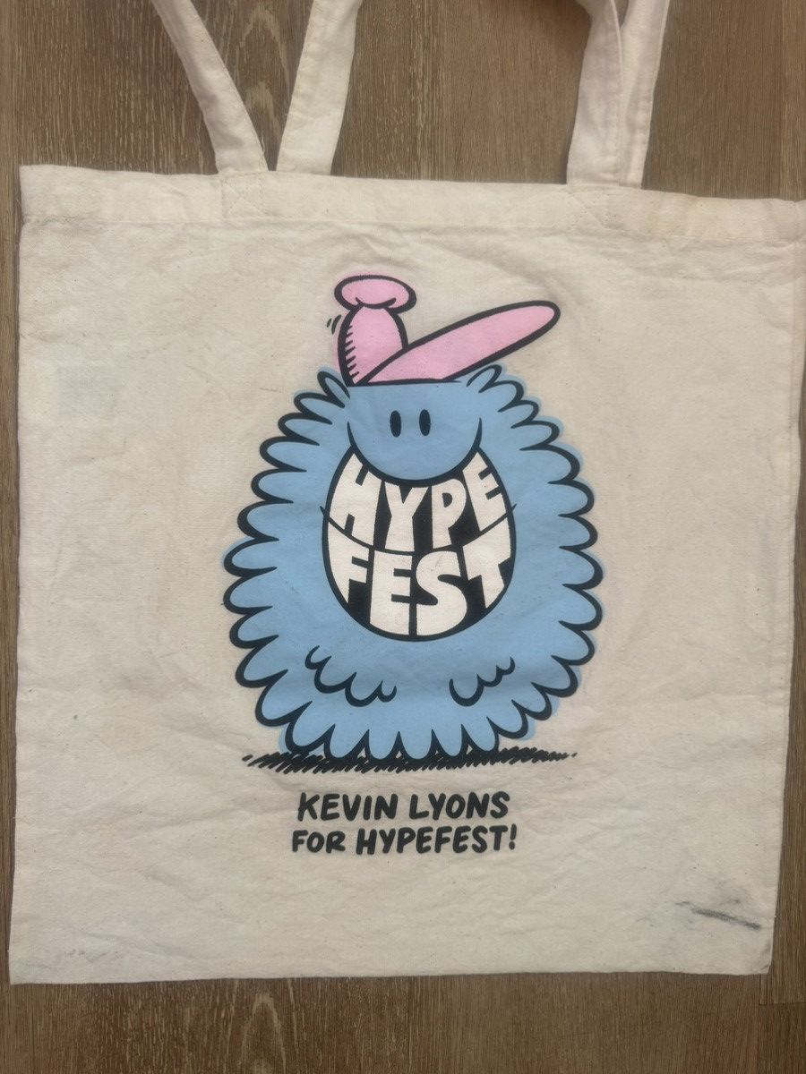 Hypebeast Hypefest x Kevin Lyons 2018 Official Comic Tote Blue/Pink Size ONE SIZE - 3 Thumbnail