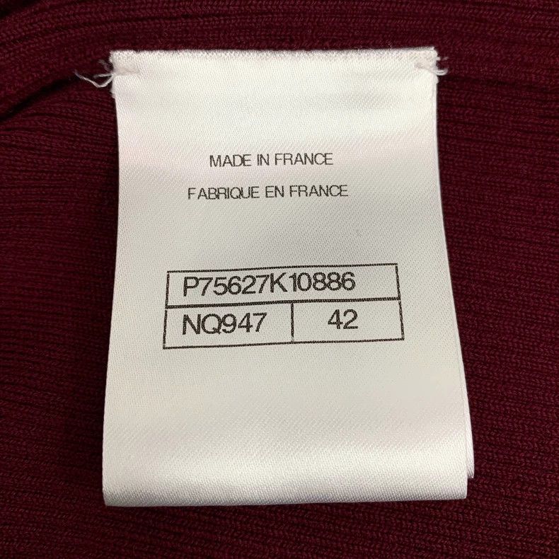 Chanel Chanel Color-blocked logo sequin wool round-neck sleeveless Size M / US 6-8 / IT 42-44 - 6 Thumbnail