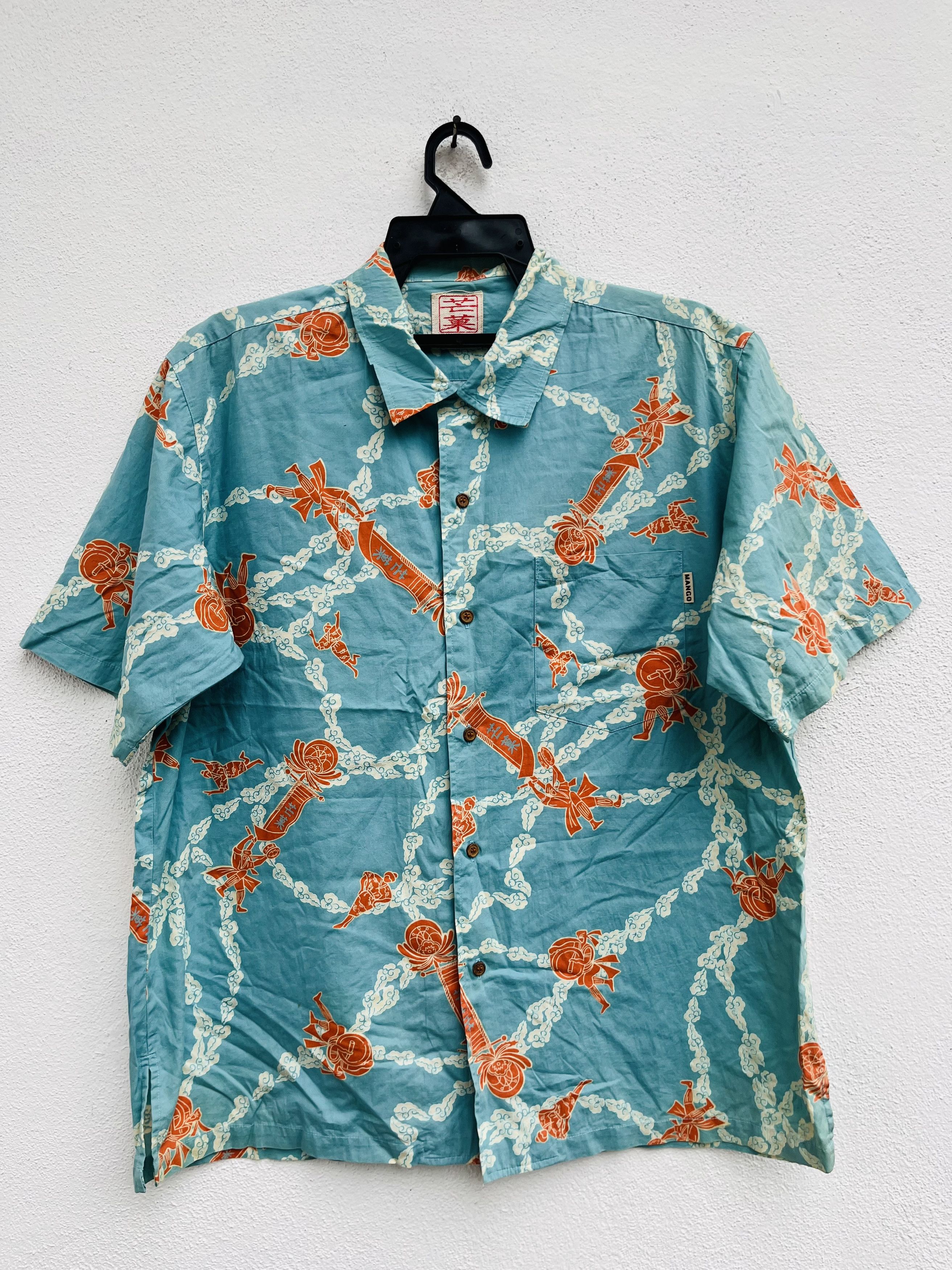 Japanese Brand Vintage Mango Made From Okinawa Japanese Designer Style Size US L / EU 52-54 / 3 - 1 Thumbnail