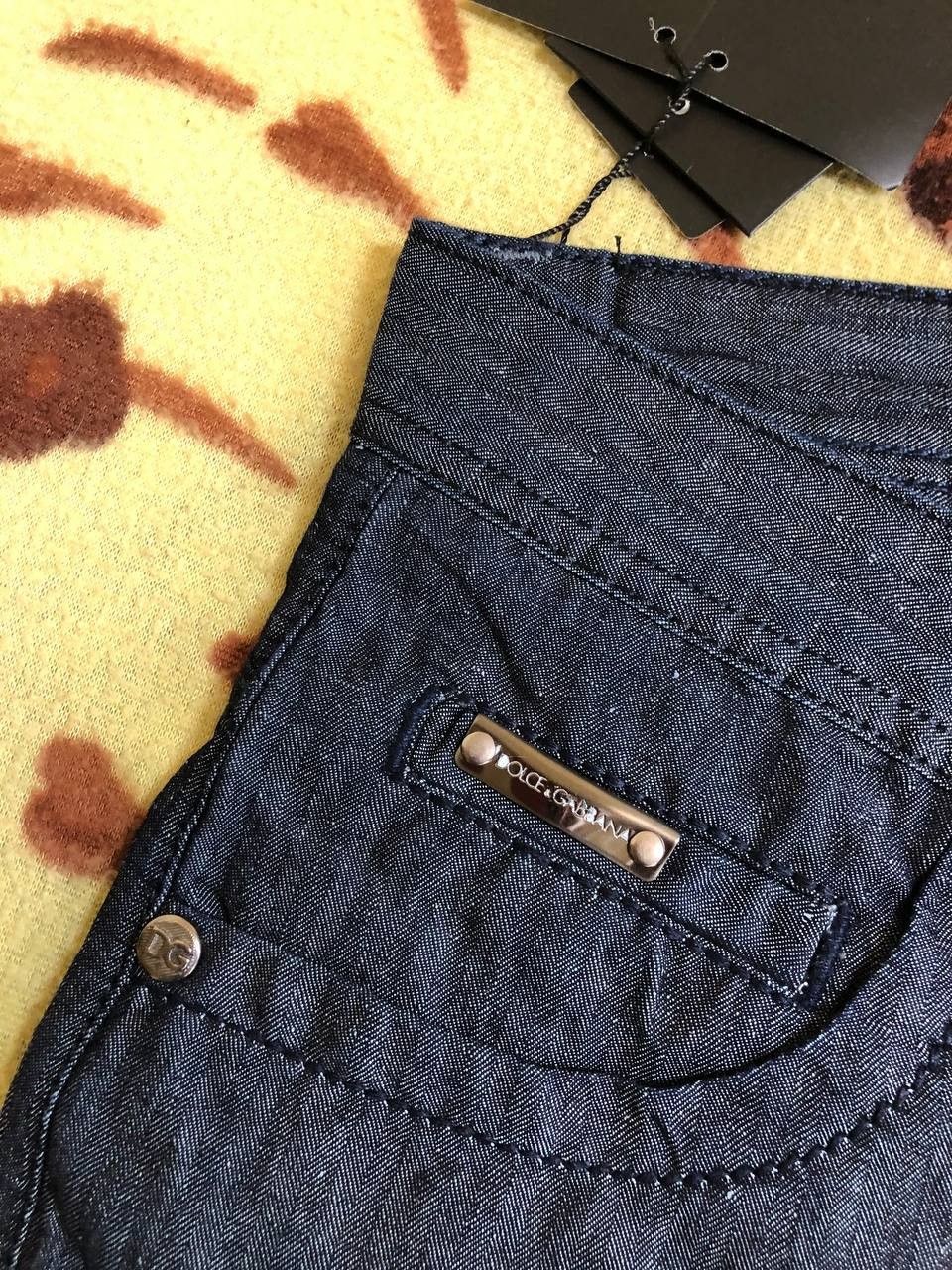 Dolce & Gabbana Dolce Gabbana D&G Mens Jeans Distressed Straight Pants Size US 33 - 6 Thumbnail