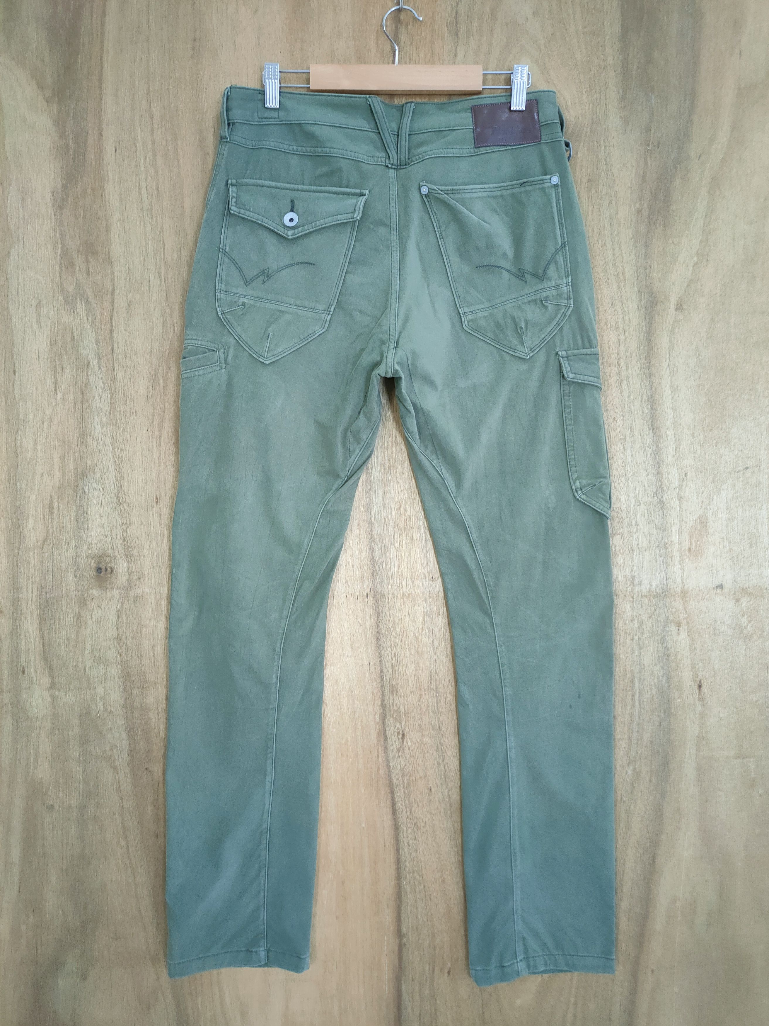 Japanese Brand JAPANESE BRAND GREEN CARGO PANTS Size US 32 / EU 48 - 7 Thumbnail