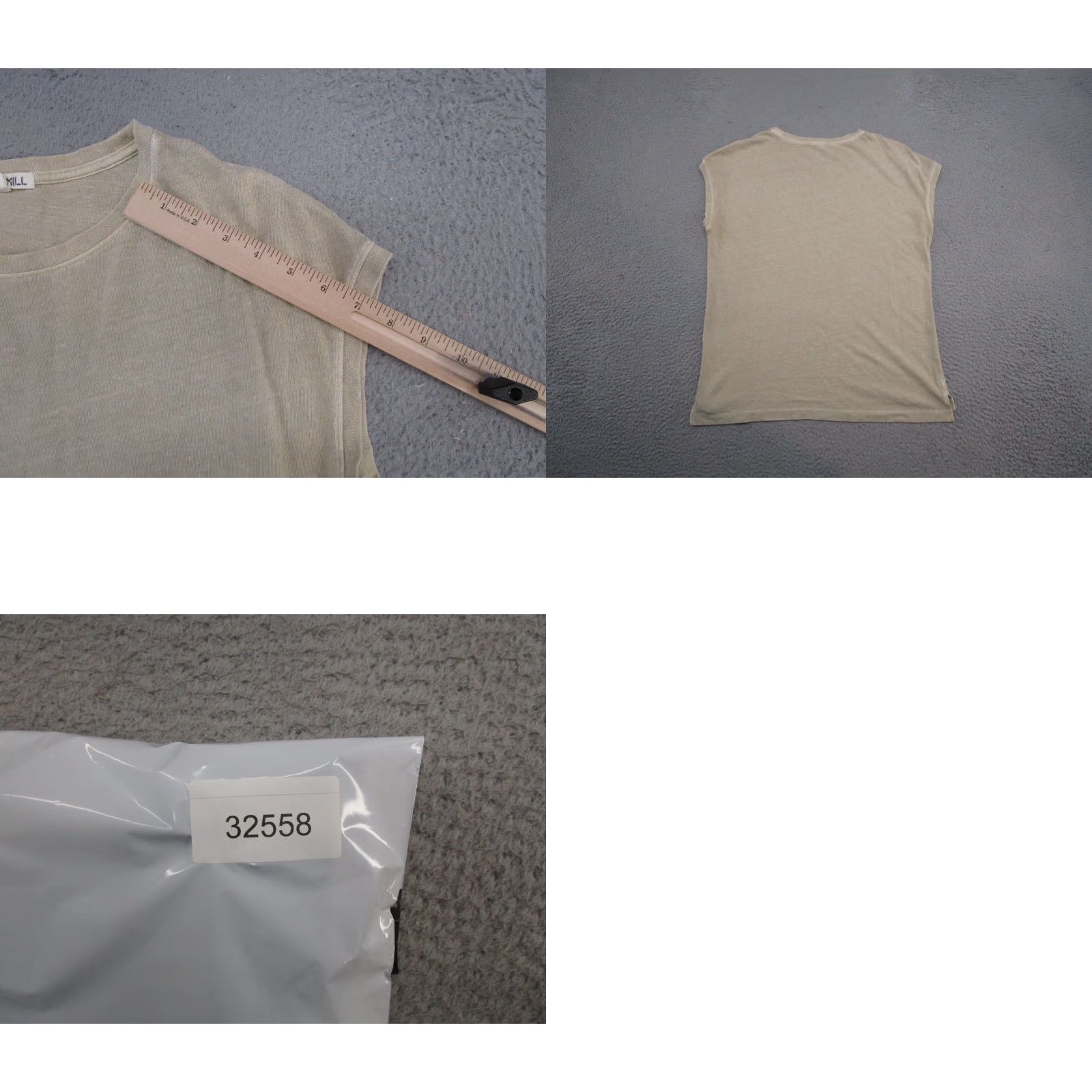 Alex Mill Alex Mill Sleeveless Top Women's Size M Beige Cotton Blend Recycled Read Size M / US 6-8 / IT 42-44 - 8 Thumbnail