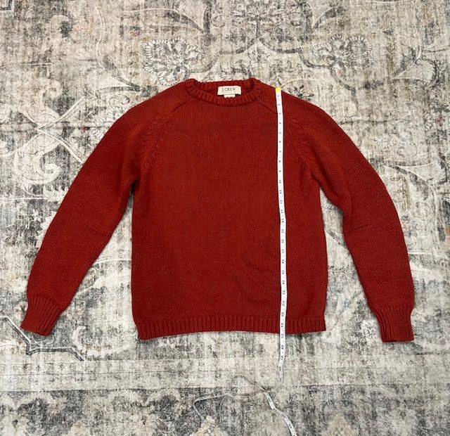 J.Crew J.Crew 100% Cotton Raglan Crewneck Sweater (S) Size US S / EU 44-46 / 1 - 3 Thumbnail