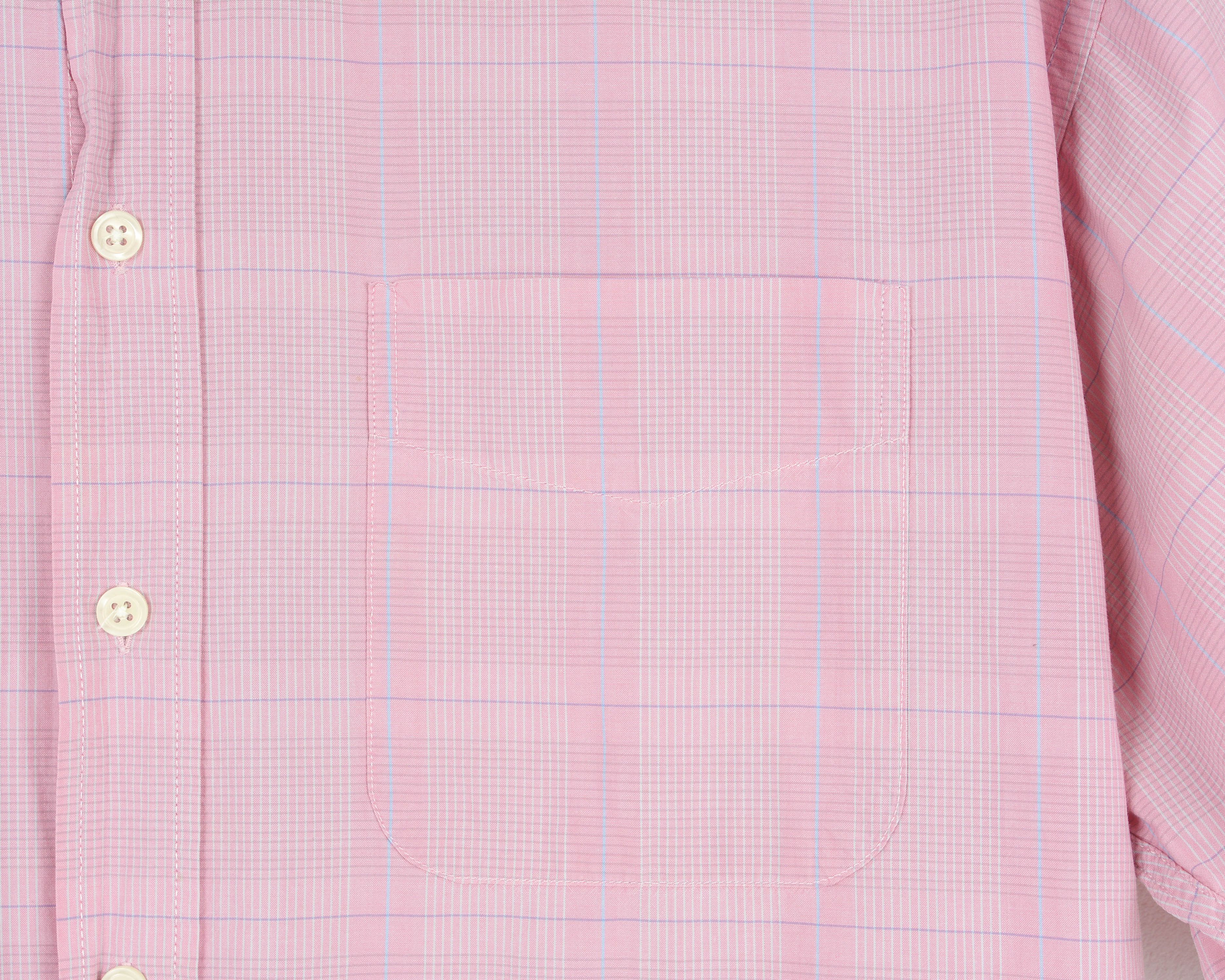Gant Long Island Poplin Shirt Check Short Sleeved Tartan Plaid Size US XL / EU 56 / 4 - 4 Thumbnail