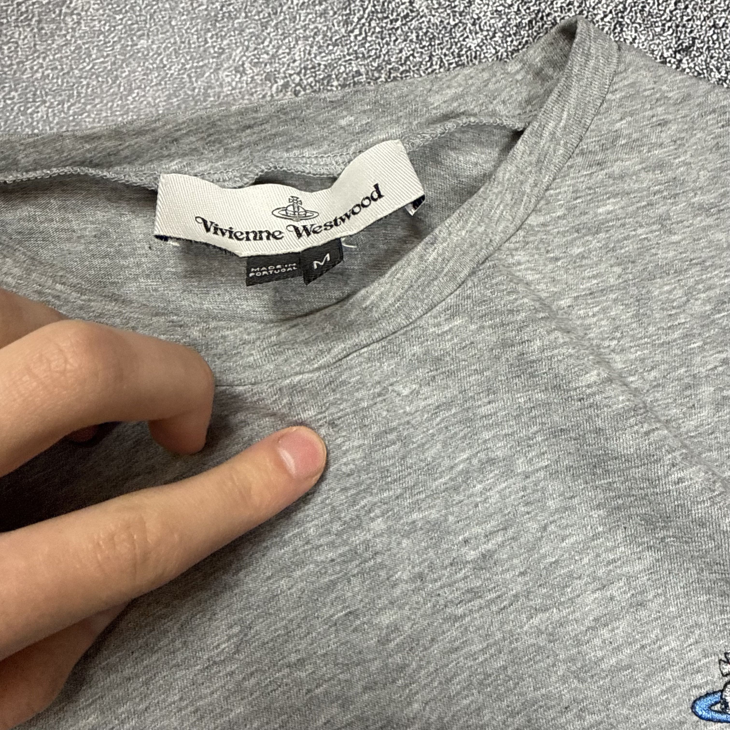 Vivienne Westwood Vivienne Westwood Grey Crewneck T Shirt Size US M / EU 48-50 / 2 - 4 Thumbnail