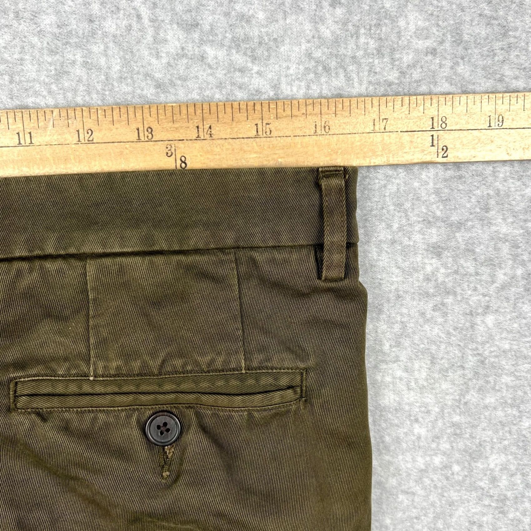 Vintage Spier & Mackay Pants Chino Mens 32x34 Beige Khaki Cotton Extra Slim Size US 32 / EU 48 - 5 Thumbnail