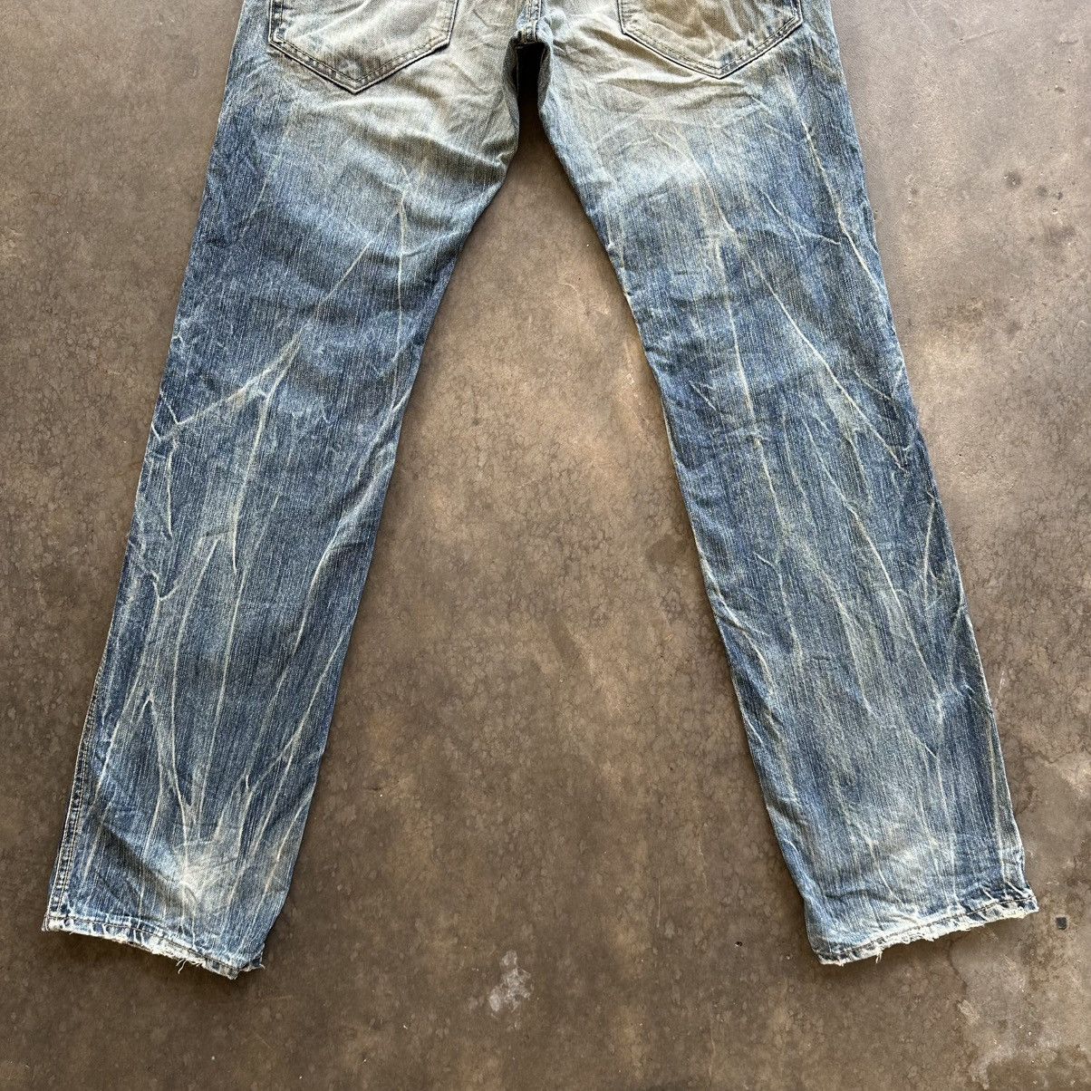 If Six Was Nine Vintage Japanese Rusty Faded Denim Jean Pant W30 Size US 30 / EU 46 - 11 Thumbnail