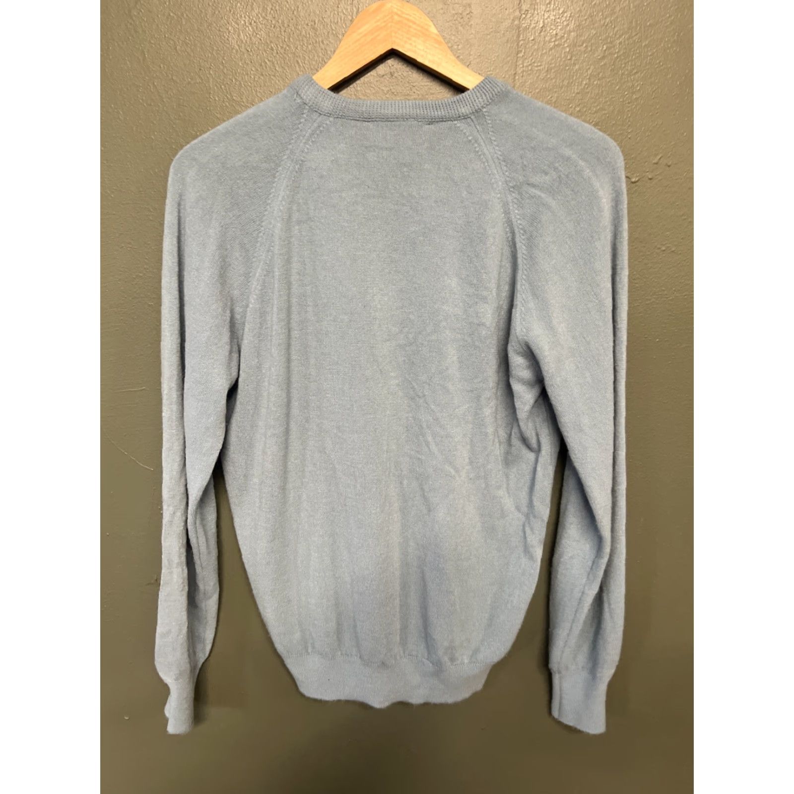 Vintage VINTAGE lord jeff Sweater M Long Sleeve V-Neck Blue 90s USA Knit Pullover Men Medium Classic Knit Lightweight All Seasons Size US M / EU 48-50 / 2 - 3 Thumbnail