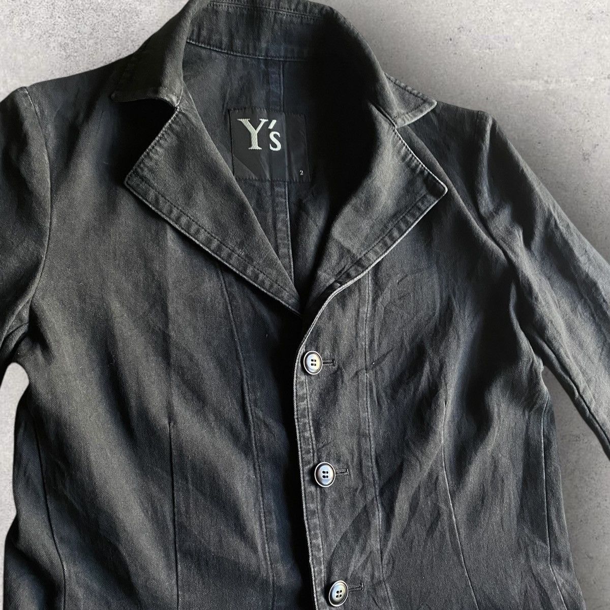 Yohji Yamamoto Y’s Cotton Linen Coat Size M / US 6-8 / IT 42-44 - 4 Thumbnail