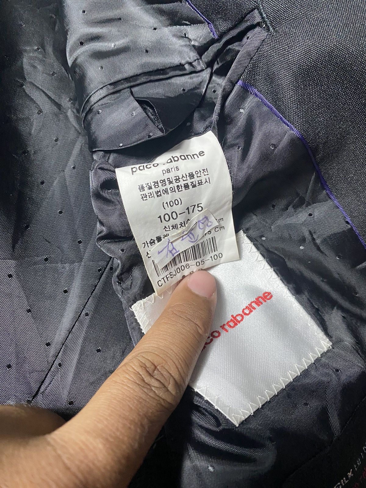 Designer × Japanese Brand × Other Paco Rabanne Blazer Size US L / EU 52-54 / 3 - 5 Thumbnail
