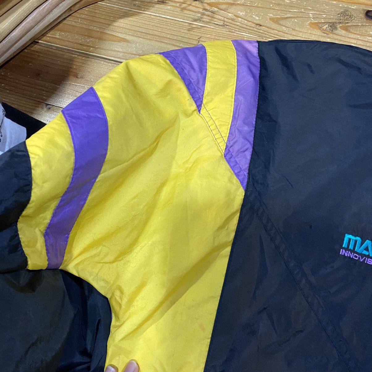 Starter VINTAGE‼️Lakers Sponsor By MAG Innovision Starter Jacket Size US L / EU 52-54 / 3 - 12 Thumbnail