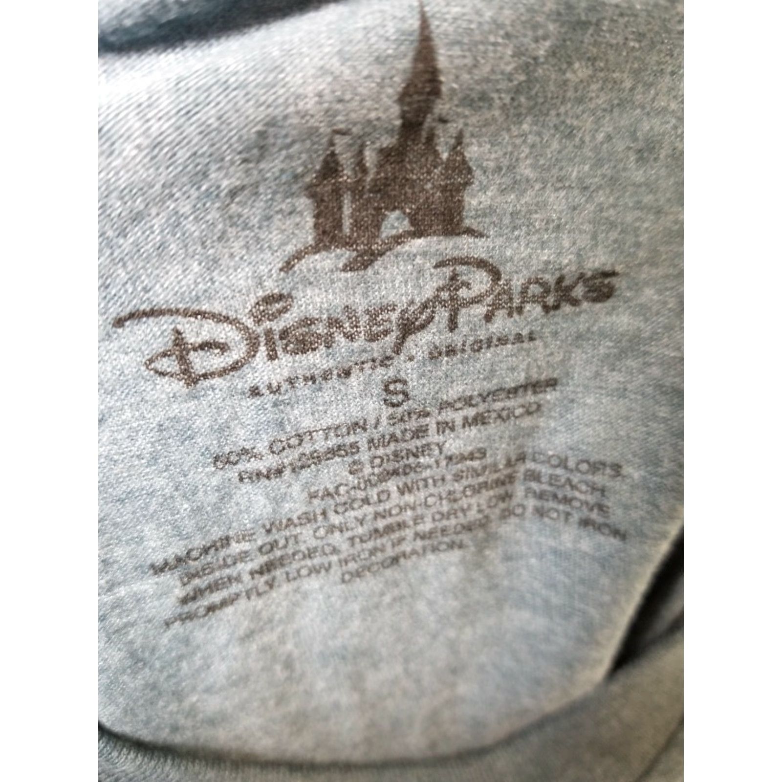Disney Mens S T Shirt Disney World Park Turkey Leg Blue Gray Disney Disney World Theme Graphic Tee Short Sleeve Crew Neck All Seasons Regular Mens XS? Size US S / EU 44-46 / 1 - 3 Thumbnail