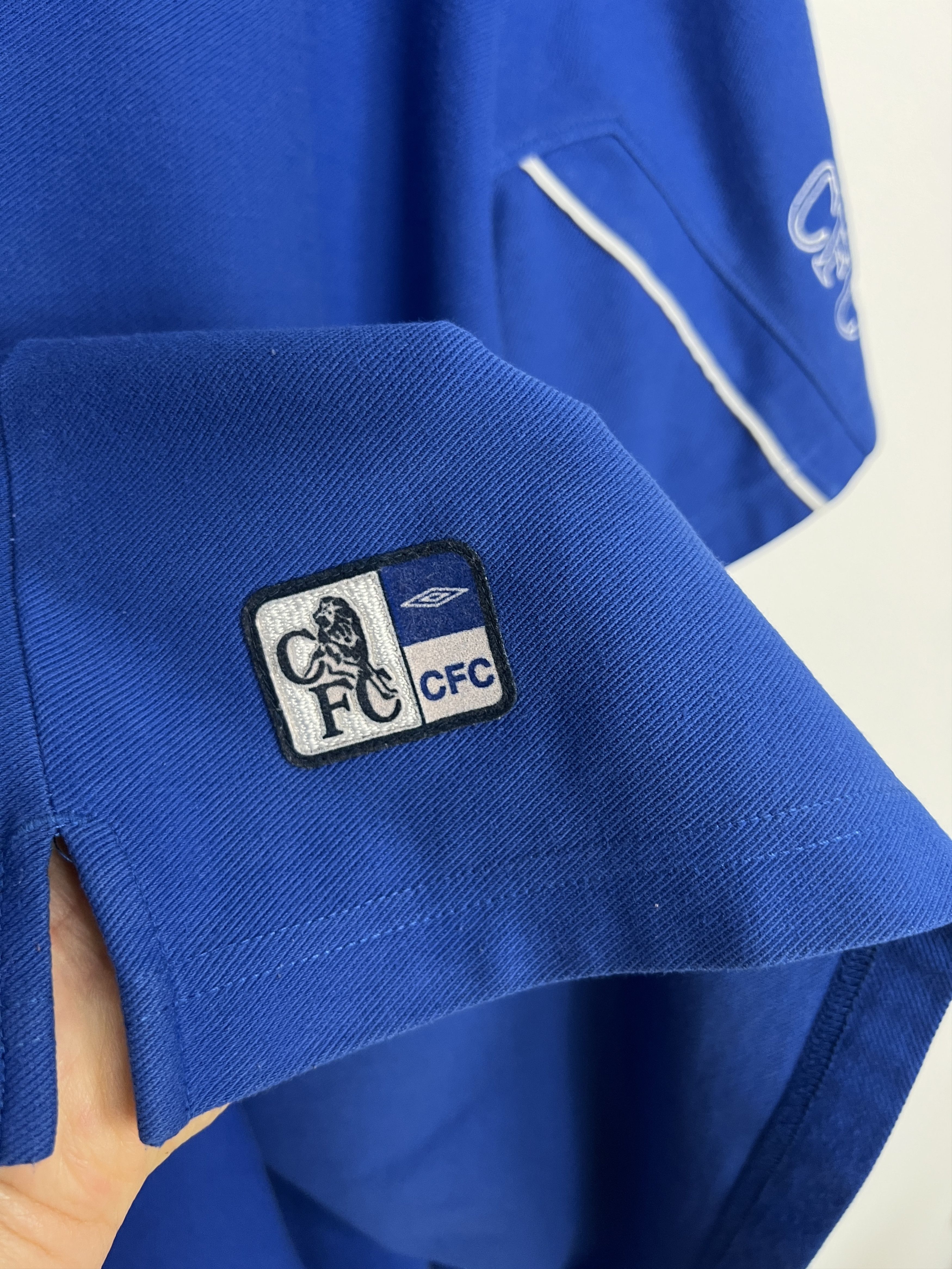 Umbro Vintage Chelsea Football Train Shirt Jersey Trikot Rare Size US XL / EU 56 / 4 - 5 Thumbnail