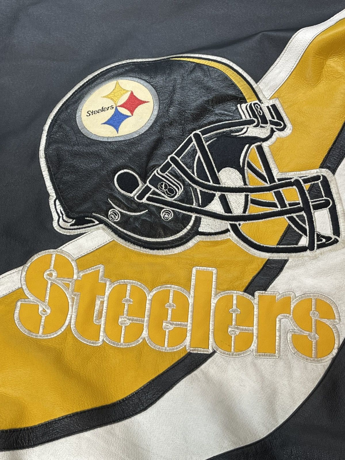 Reebok Pittsburgh Steelers Reebok 90s Jeff Hamilton Jacket Sz 3XL Size US XXL / EU 58 / 5 - 3 Thumbnail