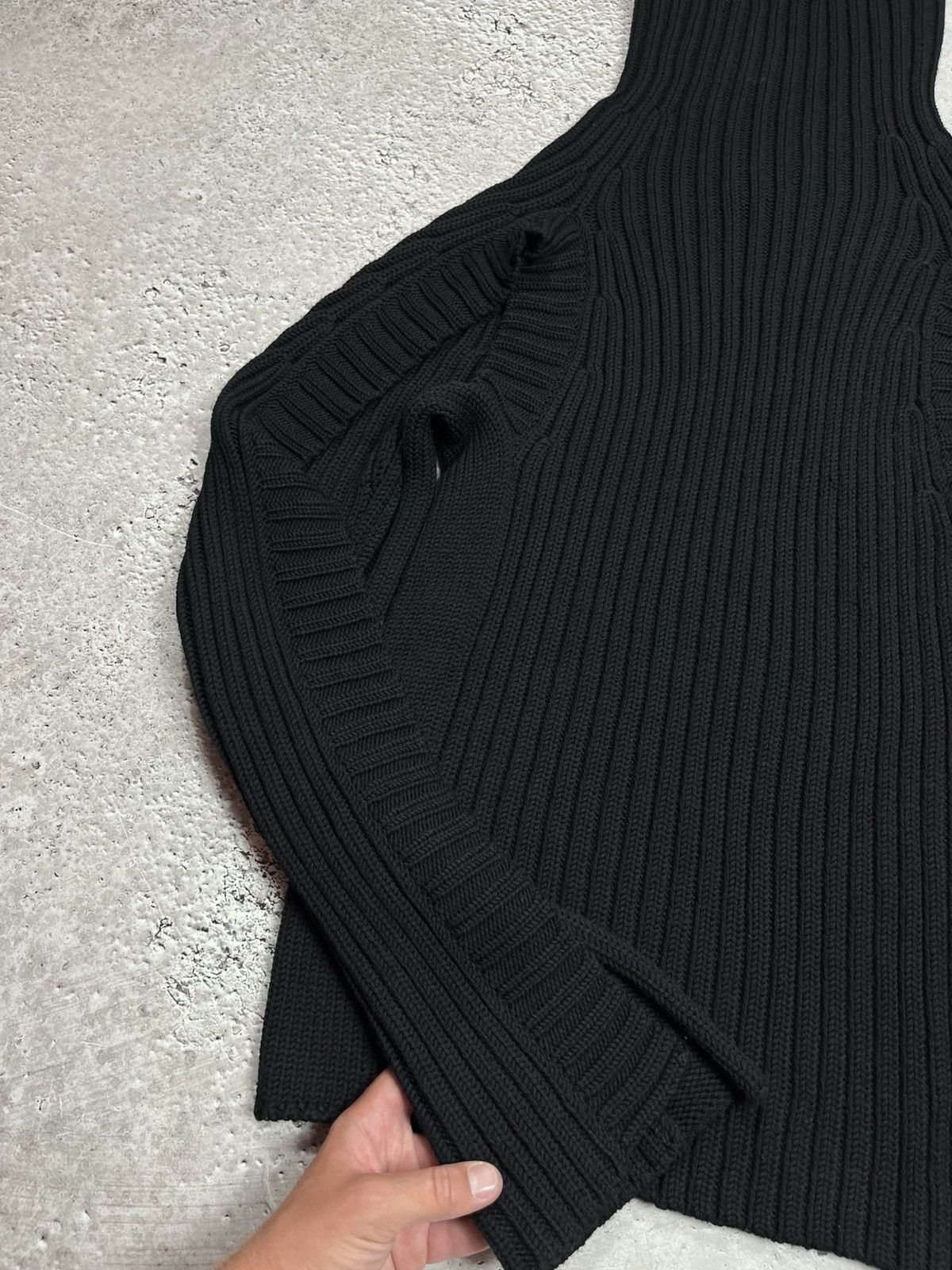Yohji Yamamoto Y’s Yohji Yamamoto Unisex Heavy Knit Archive Open Sleeve Size US L / EU 52-54 / 3 - 6 Thumbnail