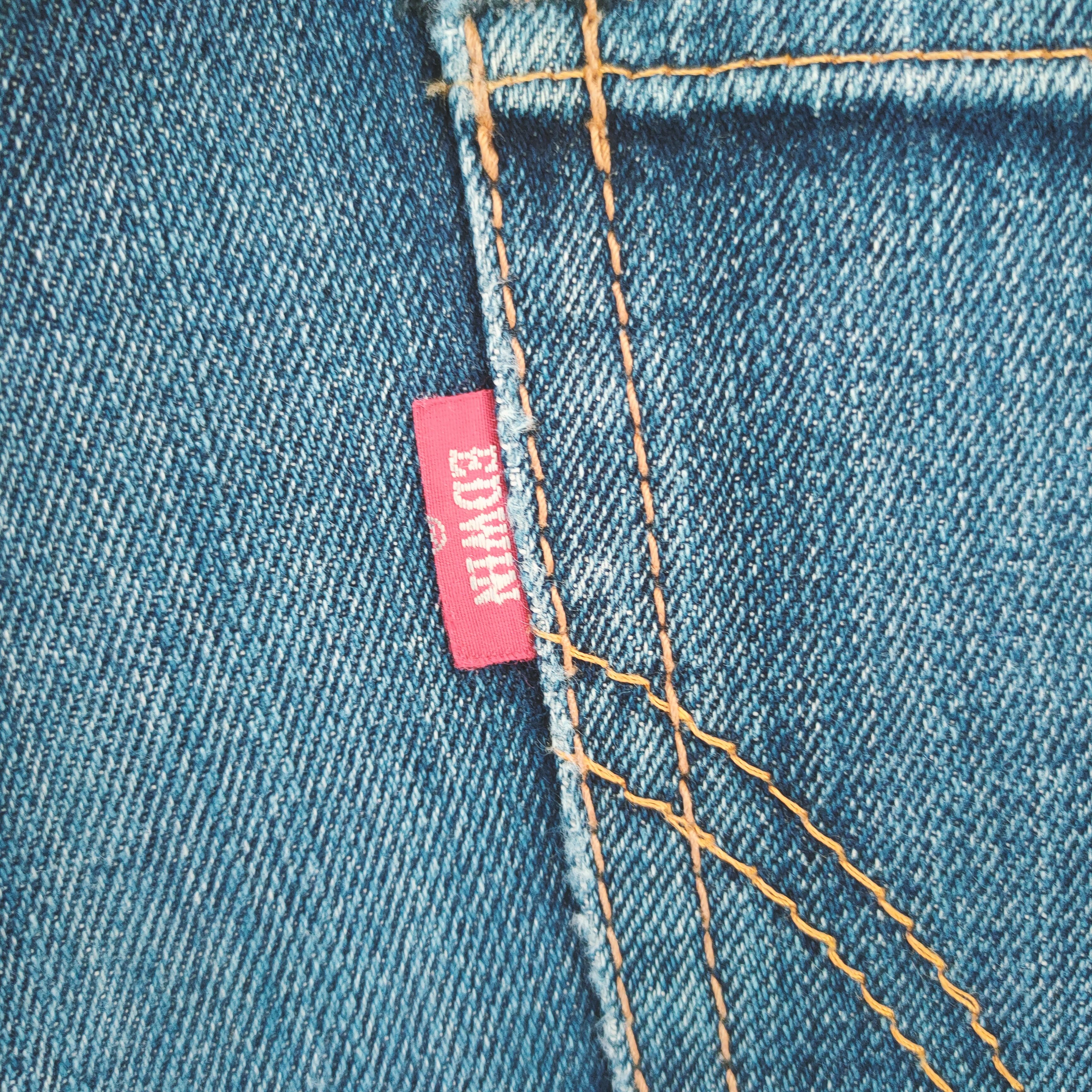Edwin VINTAGE EDWIN MADE IN JAPAN FADED RIPPED JEANS DENIM Size US 36 / EU 52 - 11 Thumbnail