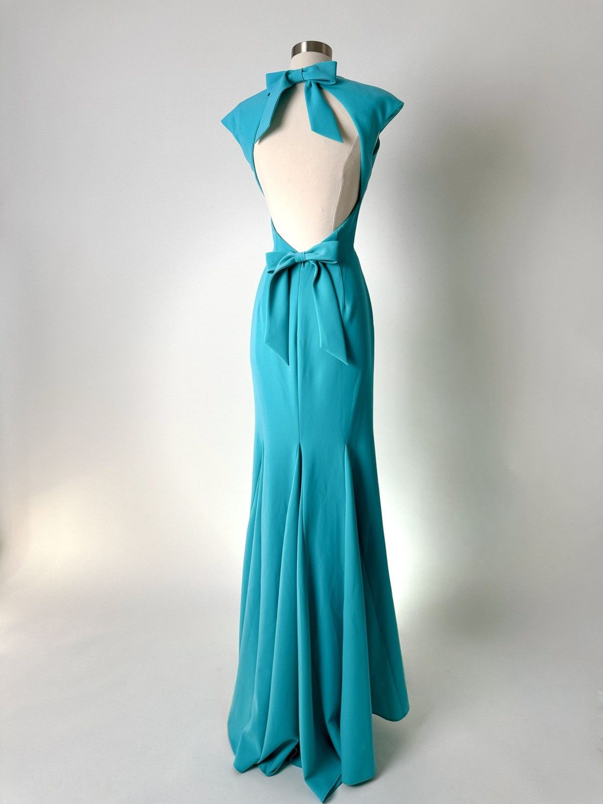 Other Brand New US 6 Jovani Maxi Evening Dress in Tiffany Color Size M / US 6-8 / IT 42-44 - 6 Thumbnail