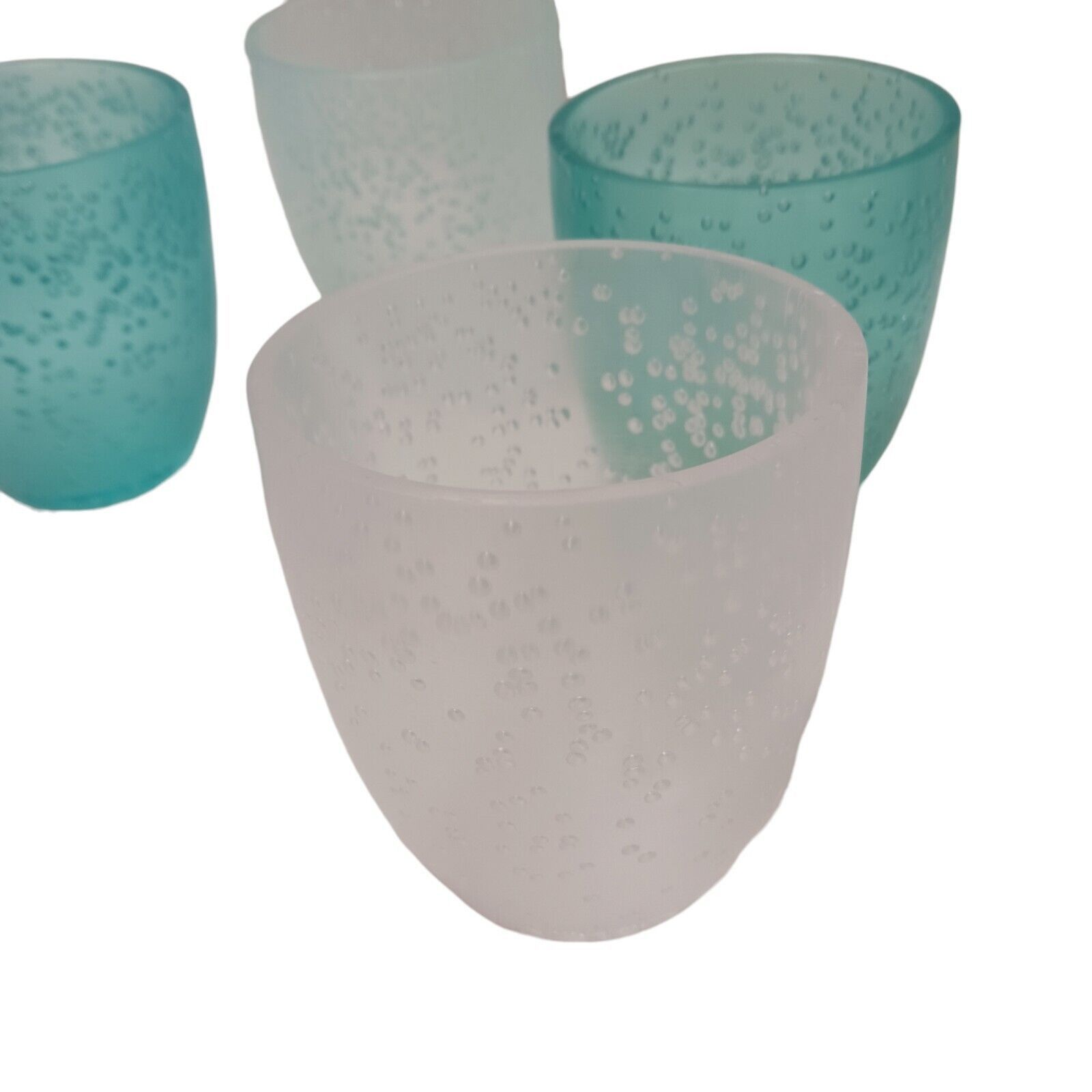 Other 4 Frosted Turquoise Drinking Tumbler BUBBLES Non-Breakable Size ONE SIZE - 9 Thumbnail