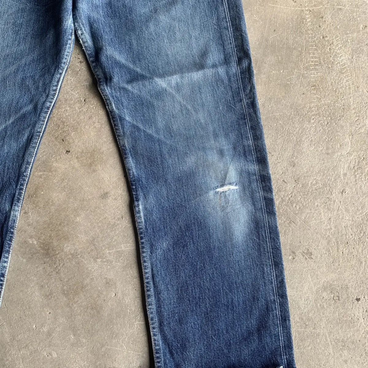Levi's 1990’s Vtg Levi’s 501 Distressed Denim Ankle Pants Size US 31 - 5 Thumbnail
