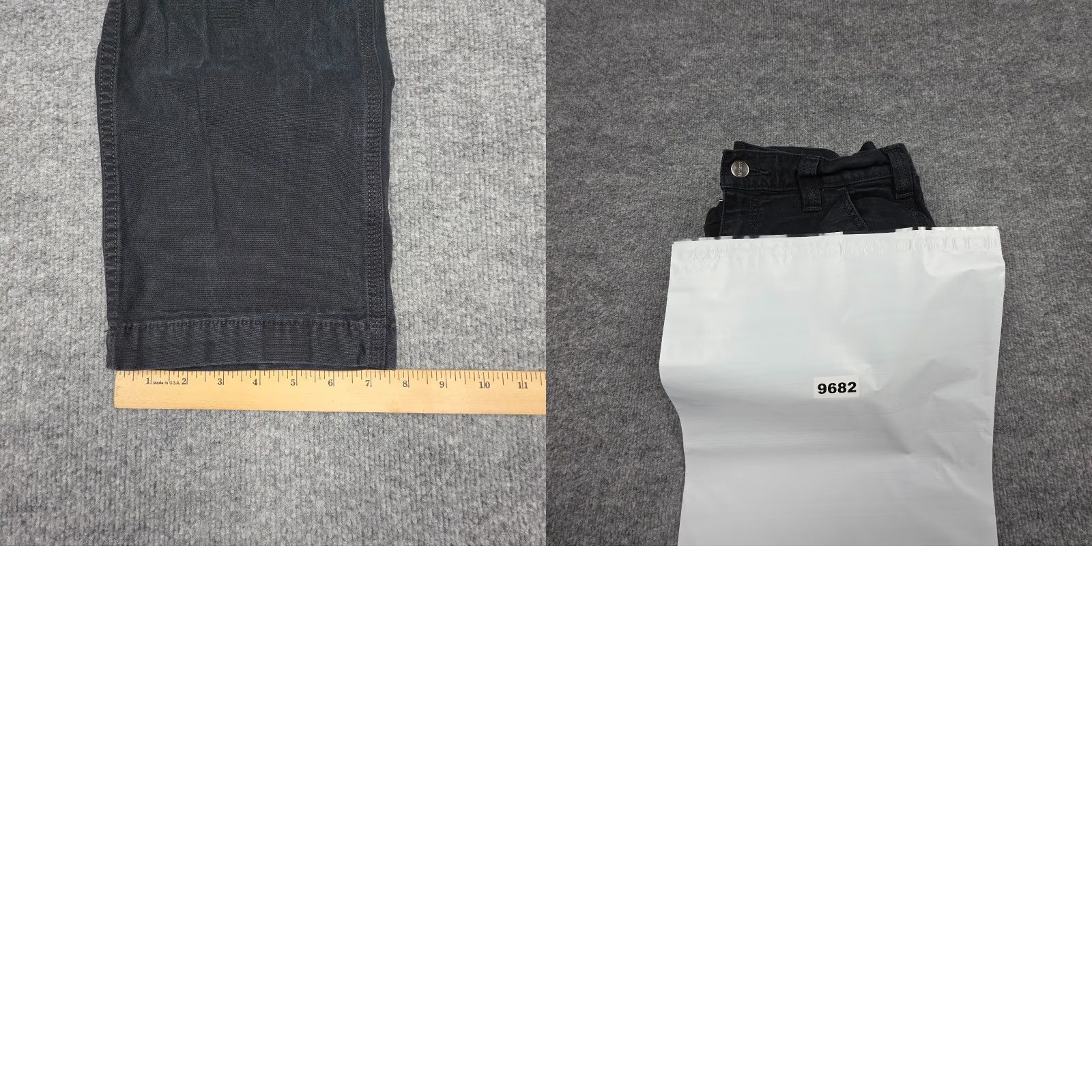 Carhartt VINTAGE Carhartt Pants Duck Pant Men's 28x 26 31x30 Rugged Flex Relaxed Fit Canvas Cotton Black Straight Front Pocket Zipper Button Size US 28 / EU 44 - 10 Thumbnail