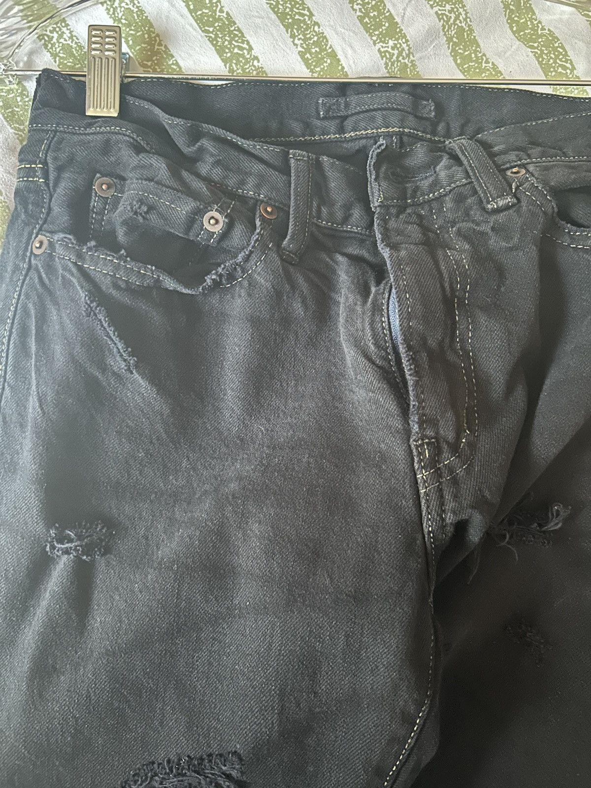 Maison MIHARA YASUHIRO Miharayasuhiro Black Denim Jeans Size US 30 / EU 46 - 5 Thumbnail