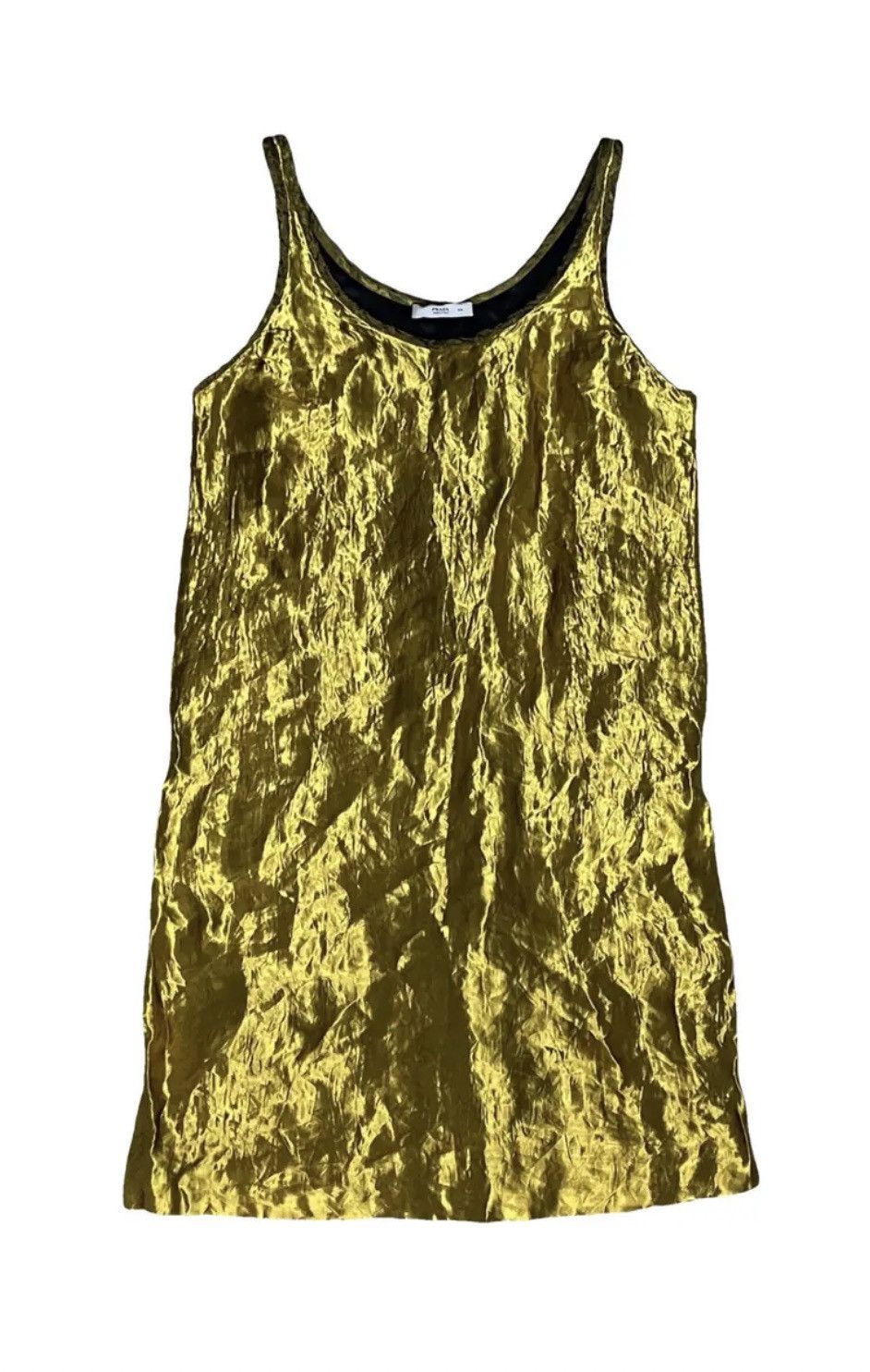 Prada Prada Spring 2009 Gold Metallic Dress | Grailed