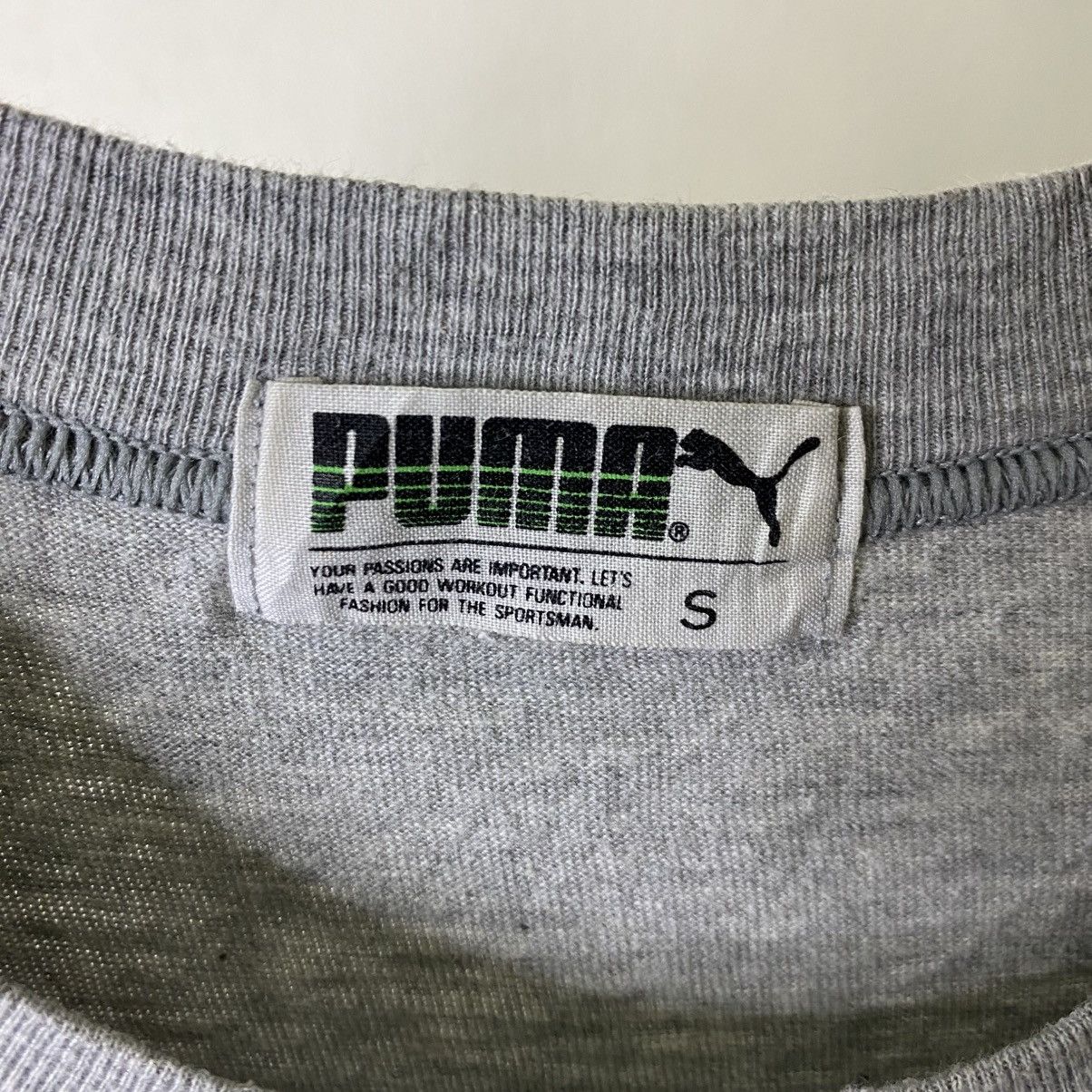 Puma Vintage 1990s Puma Embroidery Small Logo T Shirt Size US S / EU 44-46 / 1 - 3 Thumbnail