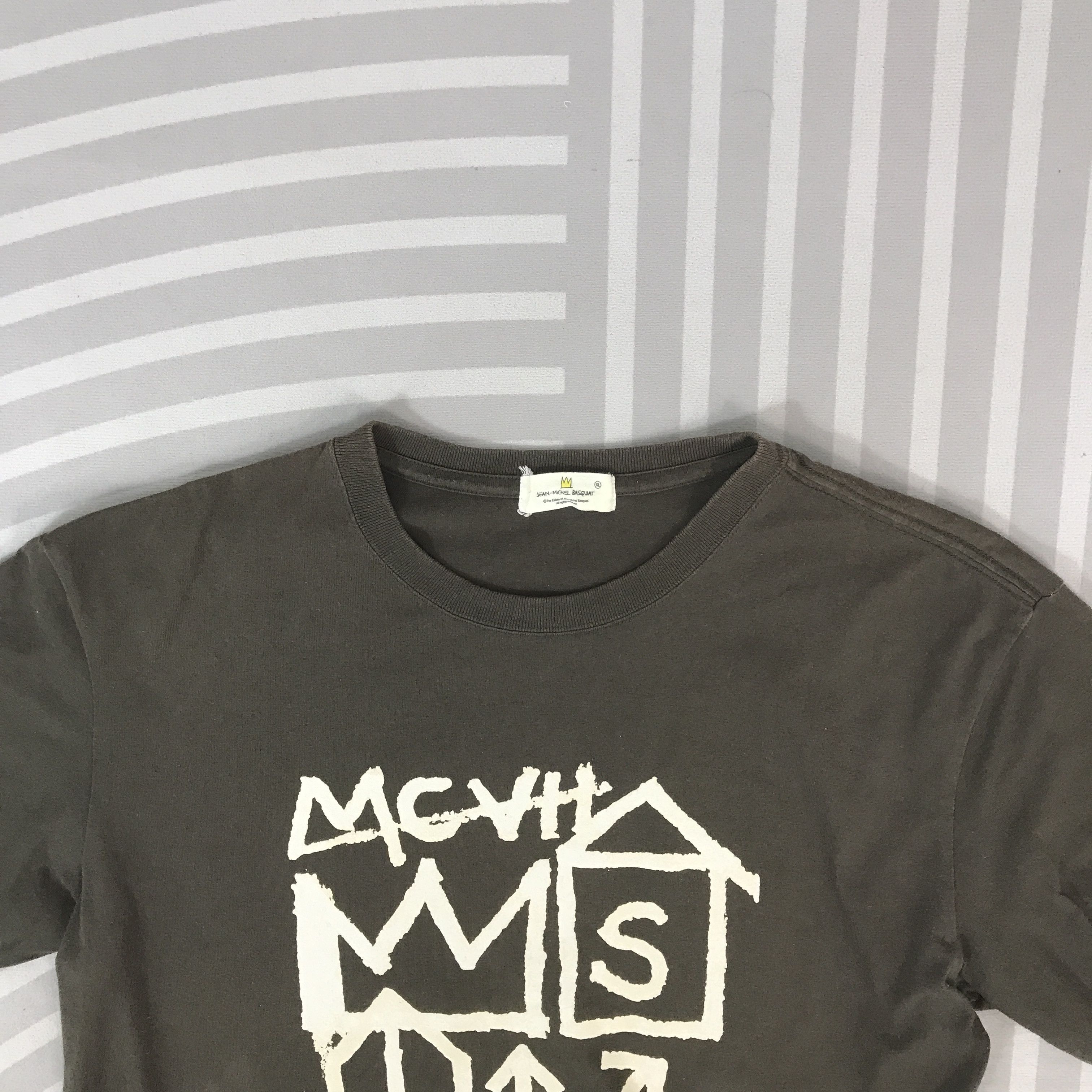 Jean-Michel Basquiat Vintage Jean-Michel Basquiat cropped style T-Shirt Size US XL / EU 56 / 4 - 3 Thumbnail