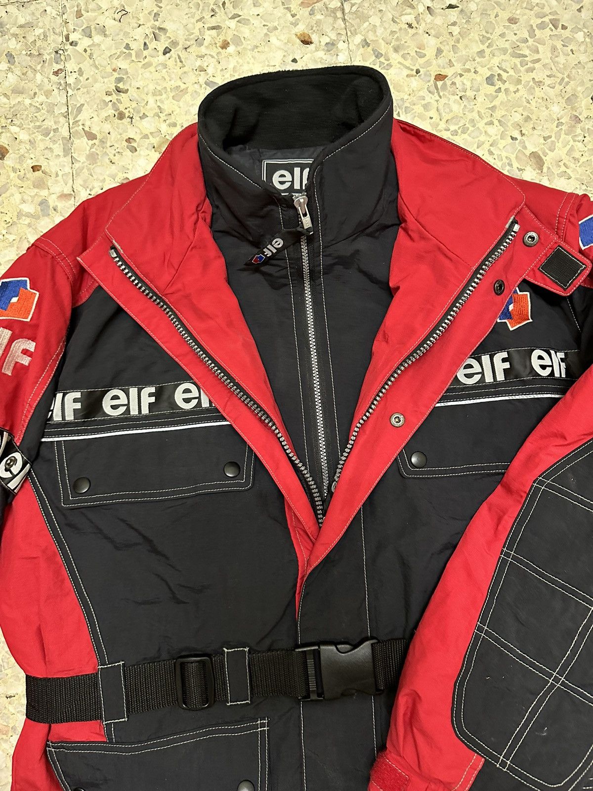 Sports Specialties ELF Racing Moto Jacket Design With Belt Stlye Size US XL / EU 56 / 4 - 8 Thumbnail