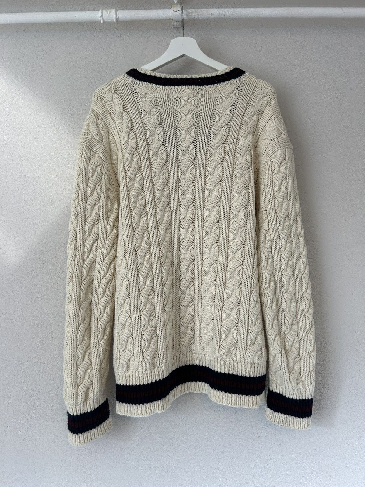 Polo Ralph Lauren Ralph Lauren Cable Knit Cricket Sweater Size US L / EU 52-54 / 3 - 2 Thumbnail