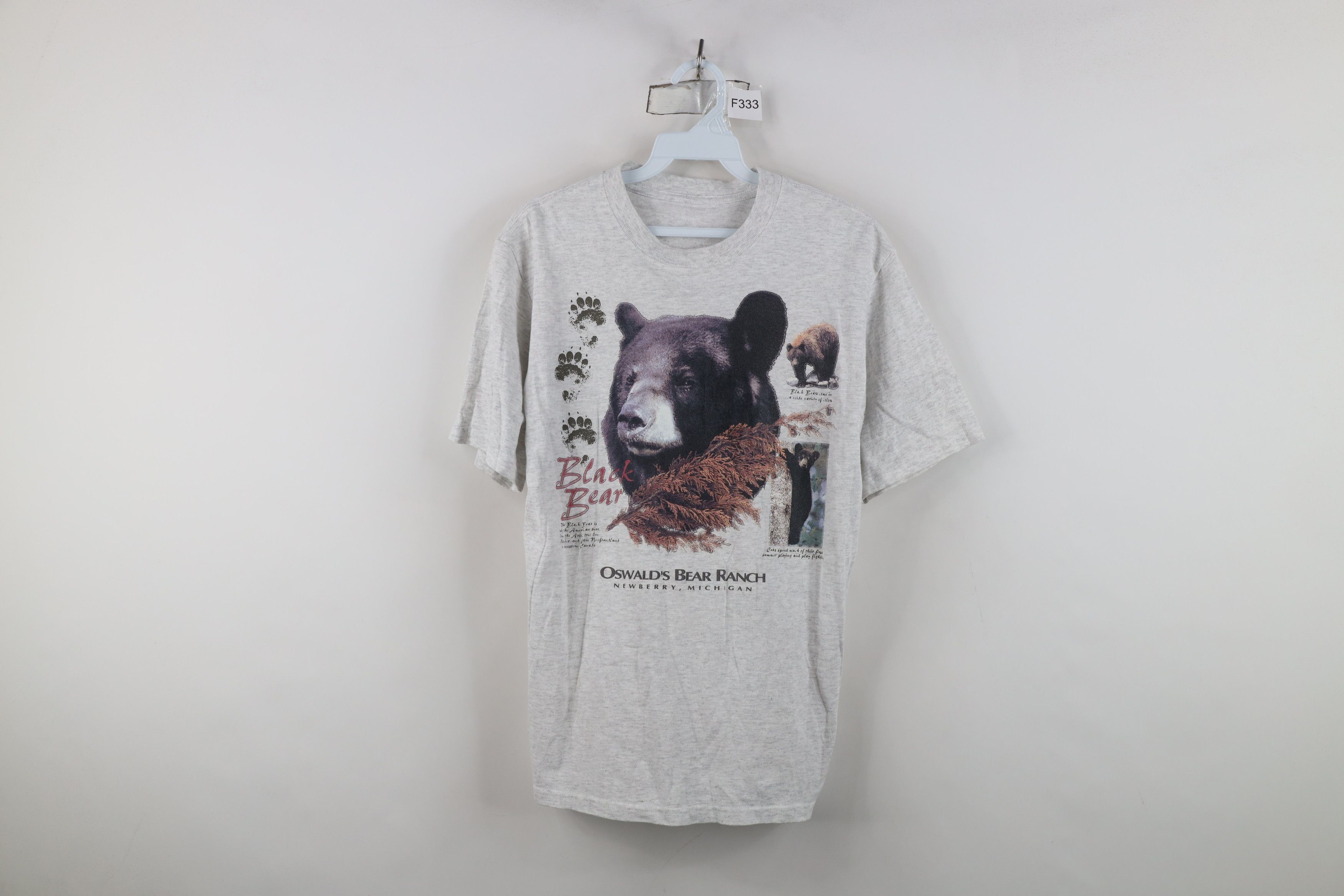 Vintage Vintage 90s Y2K Streetwear Black Bear Short Sleeve T-Shirt Size US S / EU 44-46 / 1 - 1 Thumbnail