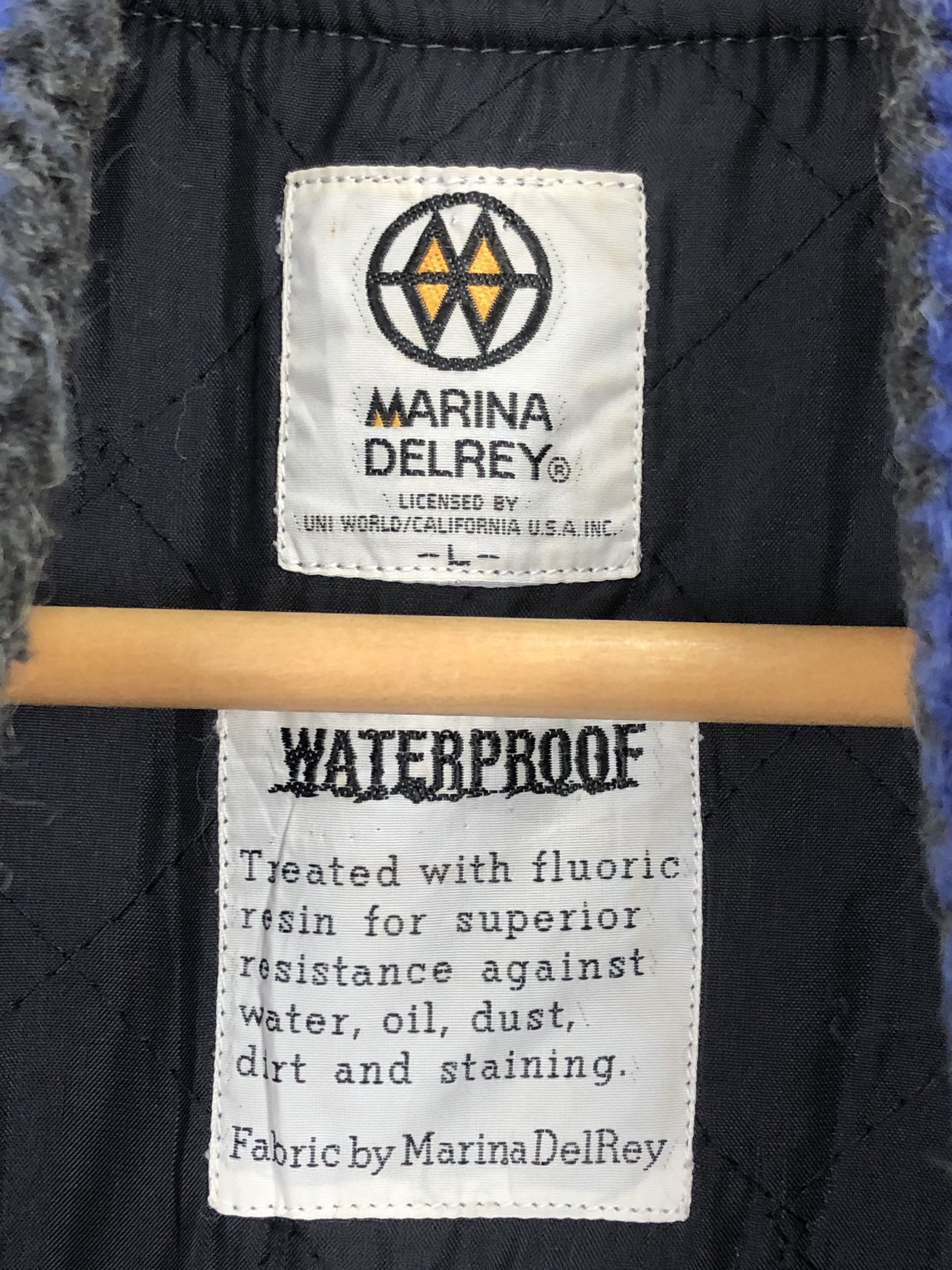 Vintage Vintage 90s Marina Delrey Waterproof Varsity Jacket V0362 Size US M / EU 48-50 / 2 - 6 Thumbnail