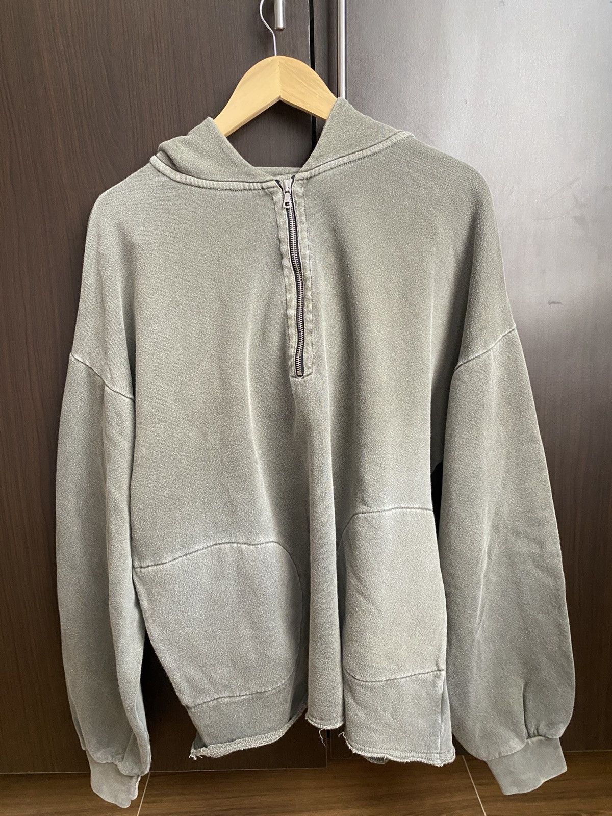 Represent Clo. Half zip Distress Hoodie Size US M / EU 48-50 / 2 - 1 Thumbnail