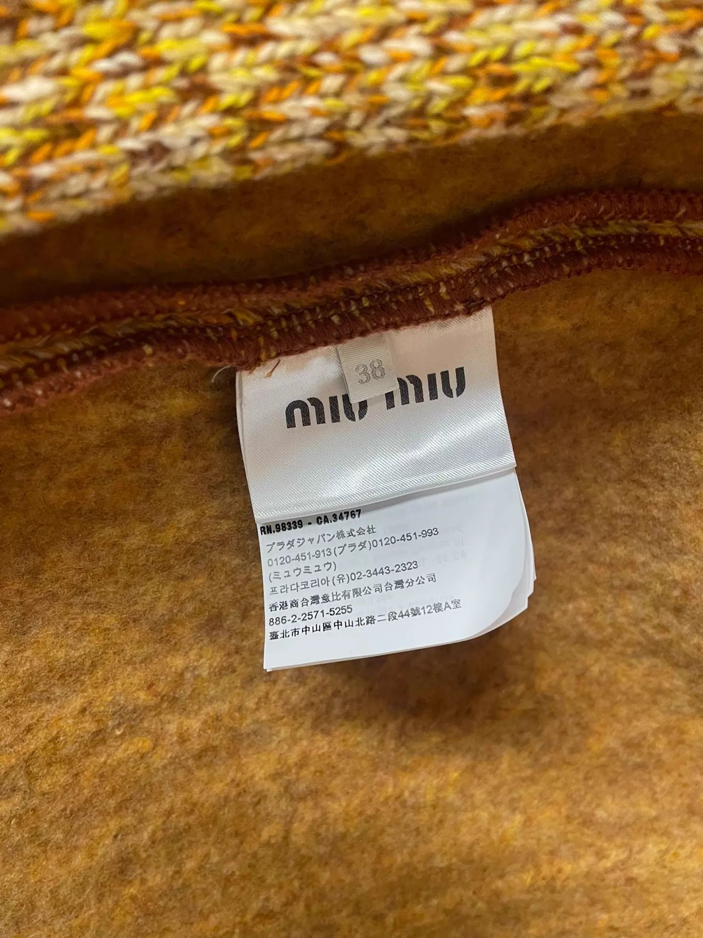 Miu Miu MIU MIU Tweed Blazer, Size 38, New With Tags Size XS / US 0-2 / IT 36-38 - 7 Thumbnail