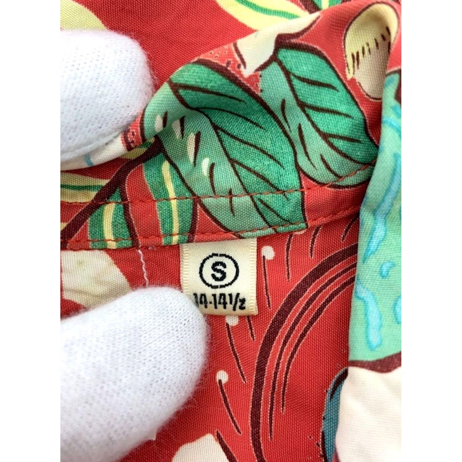 Sun Surf SUN SURF Men's Button-Up Hawaiian Shirt Red Rayon Size S Casual Vintage Tourists Bureau Hino-ya Size US S / EU 44-46 / 1 - 3 Thumbnail