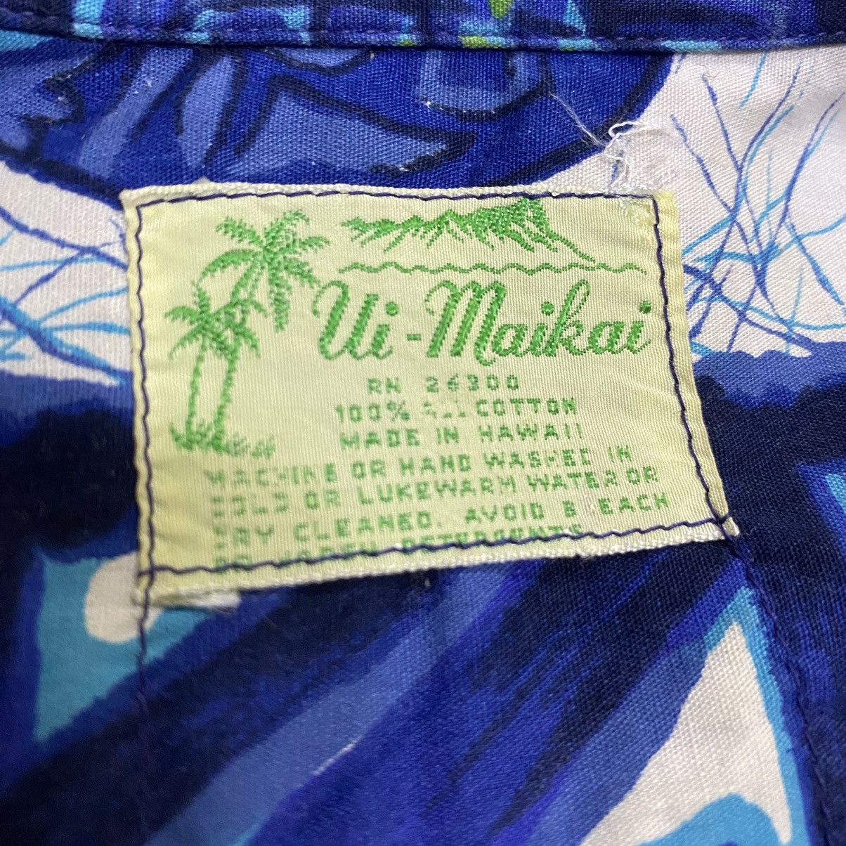 Vintage 60s Hawaiian Ui-Maikai shirt